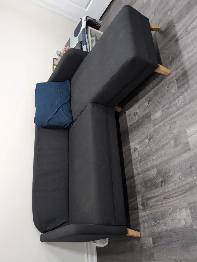 Dark Grey Sofa with Chaise