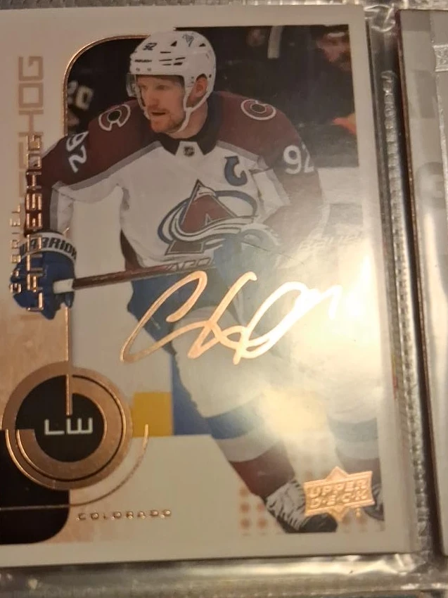 Gabriel Landeskog Upper Deck Hockey Card