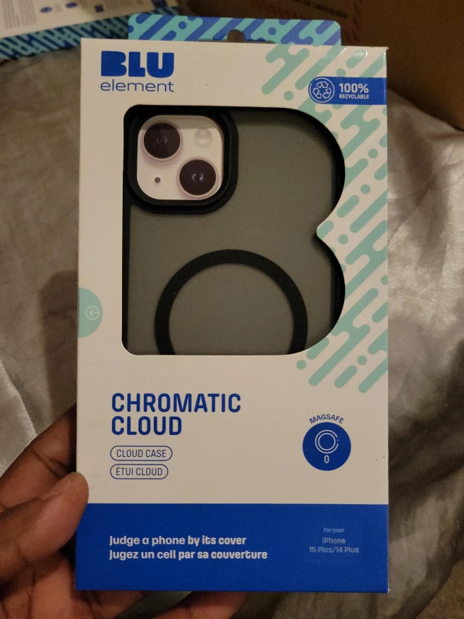 BLU element Chromatic Cloud Case for iPhone 15 Plus/14 Plus