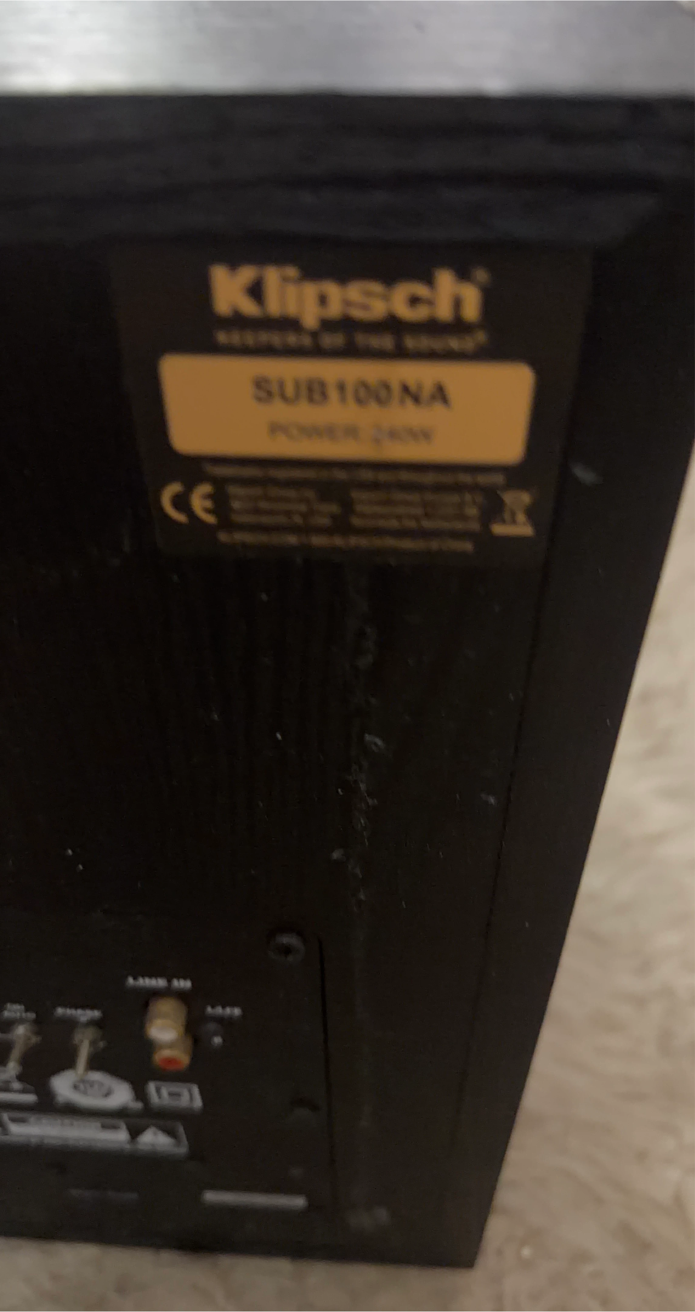 Klipsch SUB100NA Subwoofer