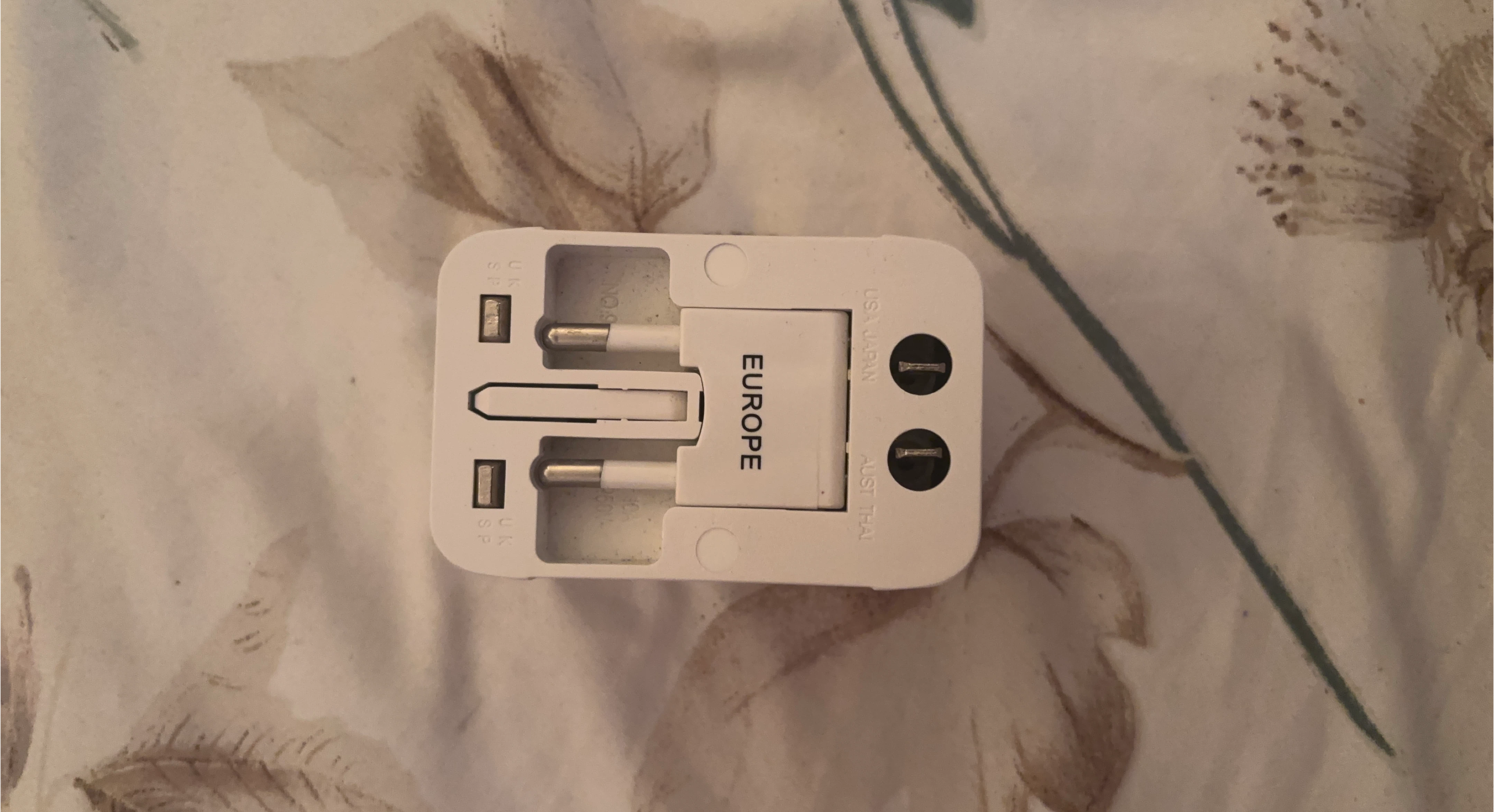 Travel Adapter - Europe, UK, US, Japan, Thai, Aust