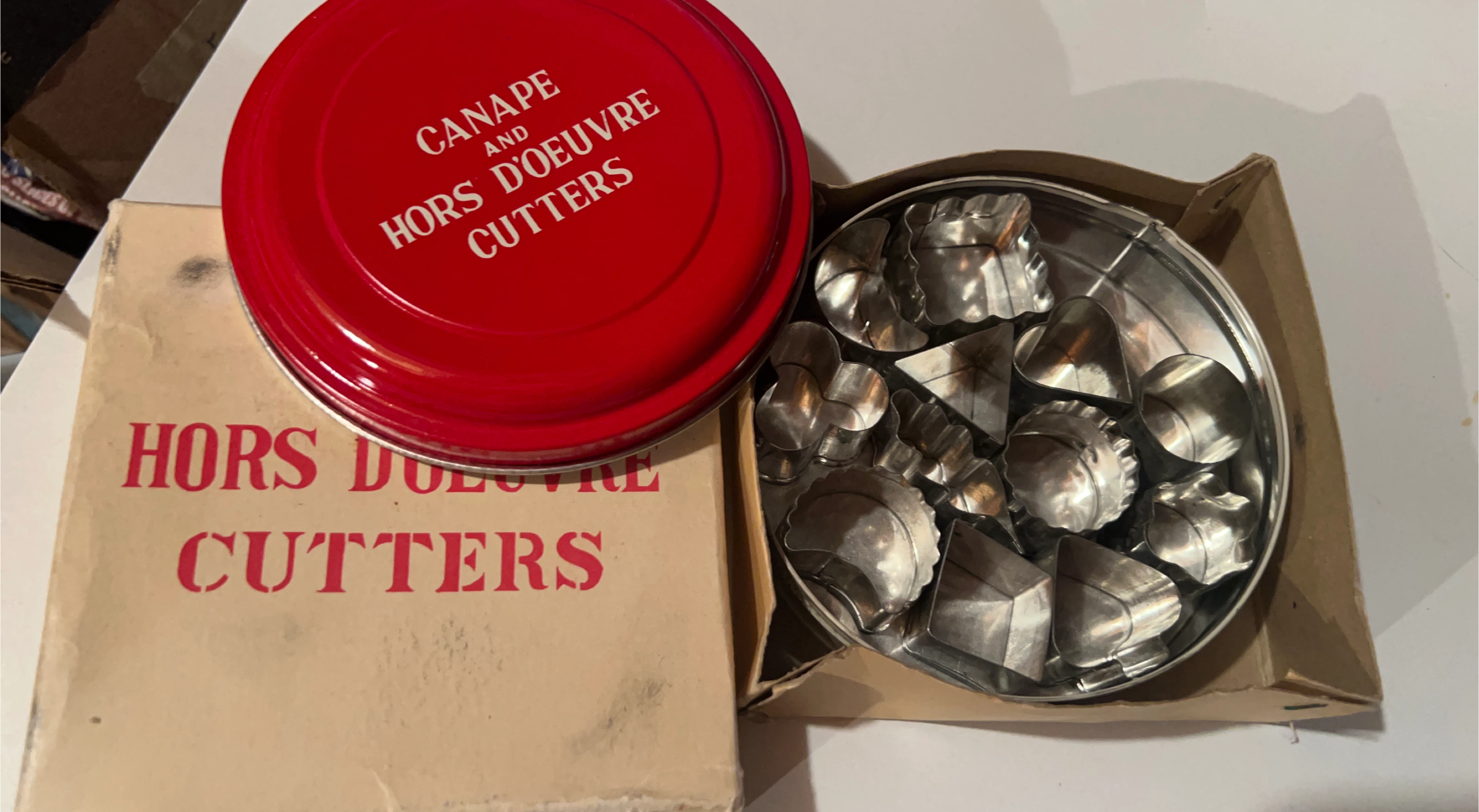 Vintage Canape & Hors D'oeuvre Cutters thumbnail