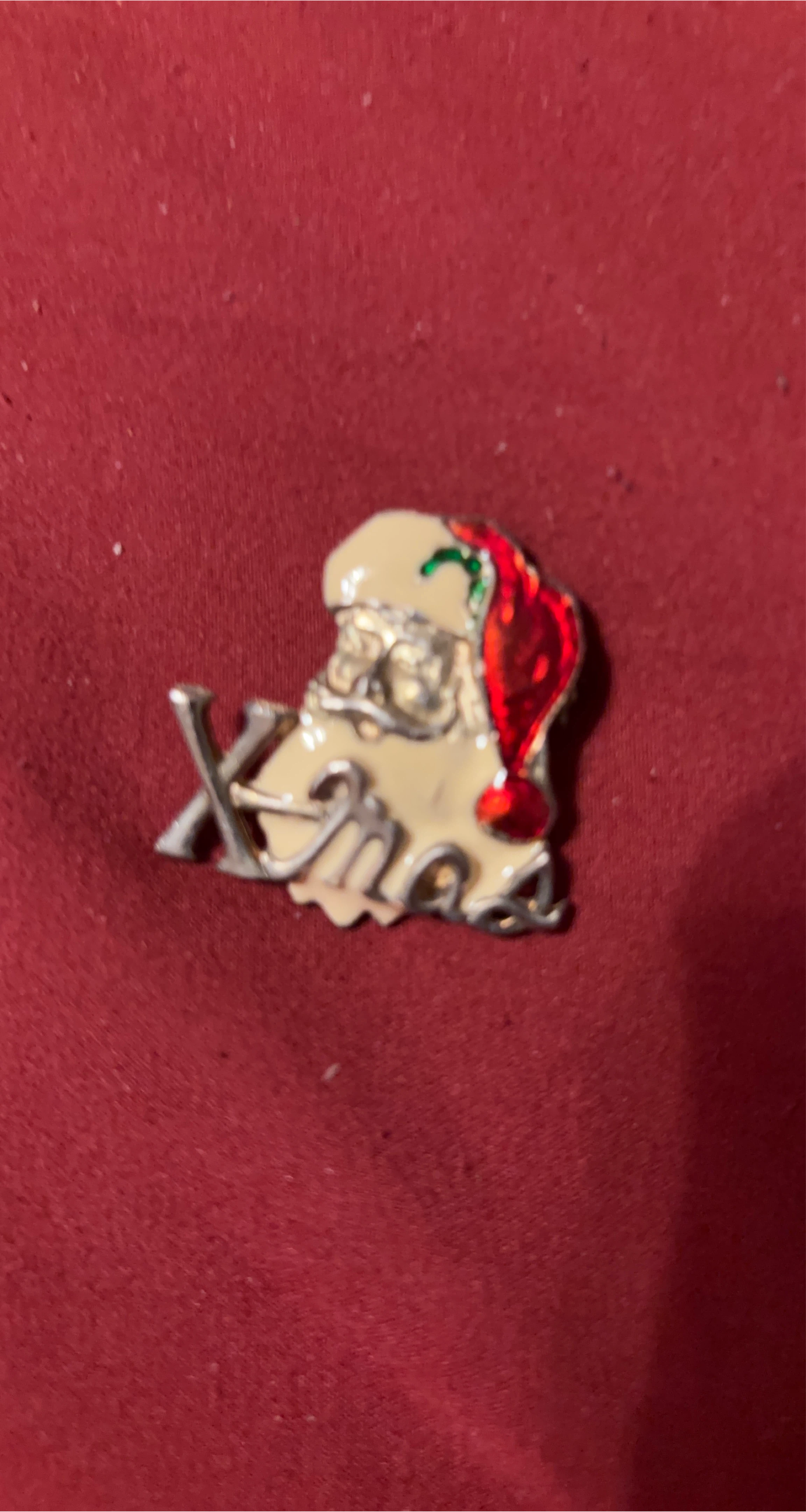 Xmas Santa Pin