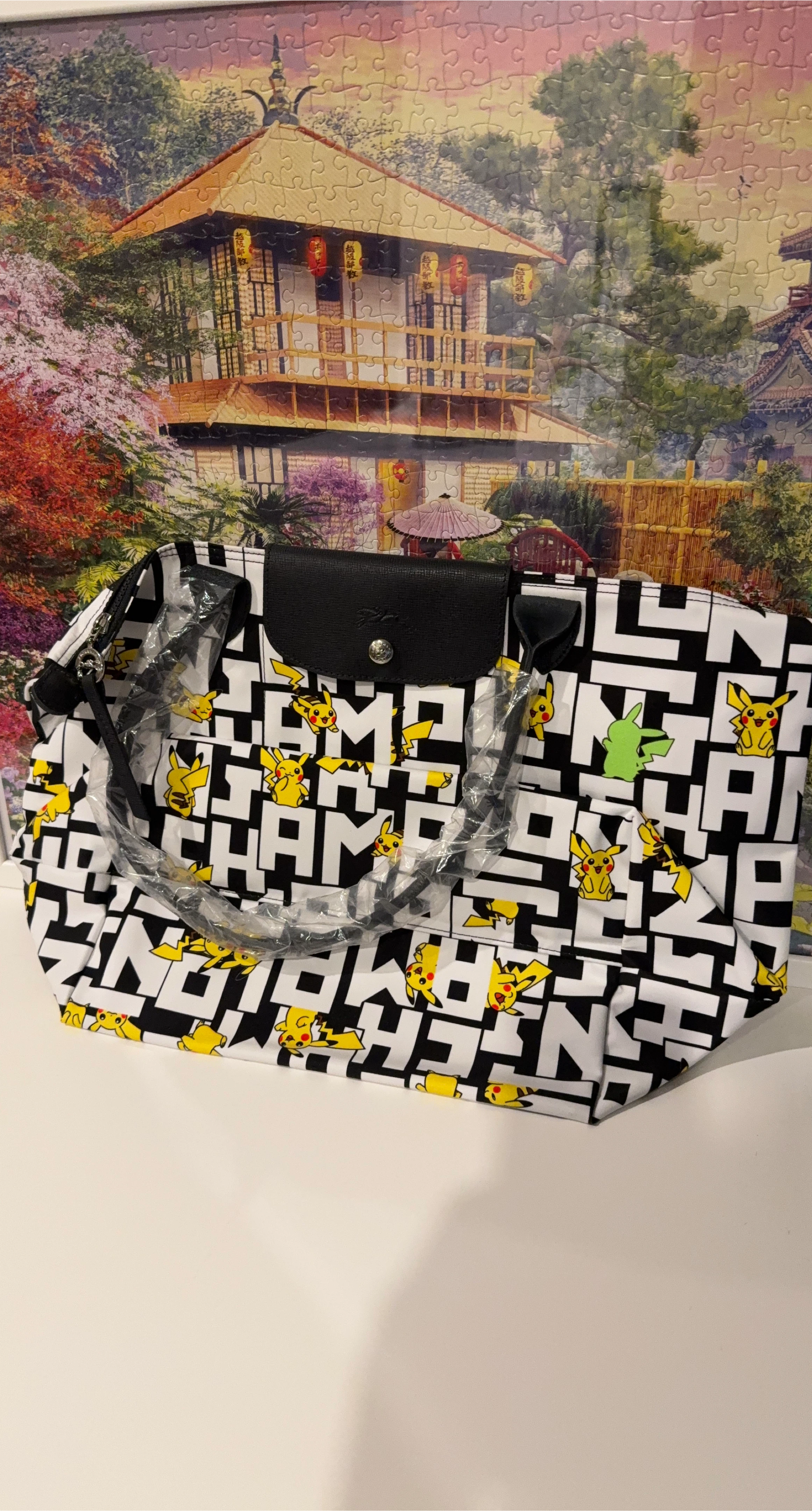 Longchamp x Pokemon Tote Bag