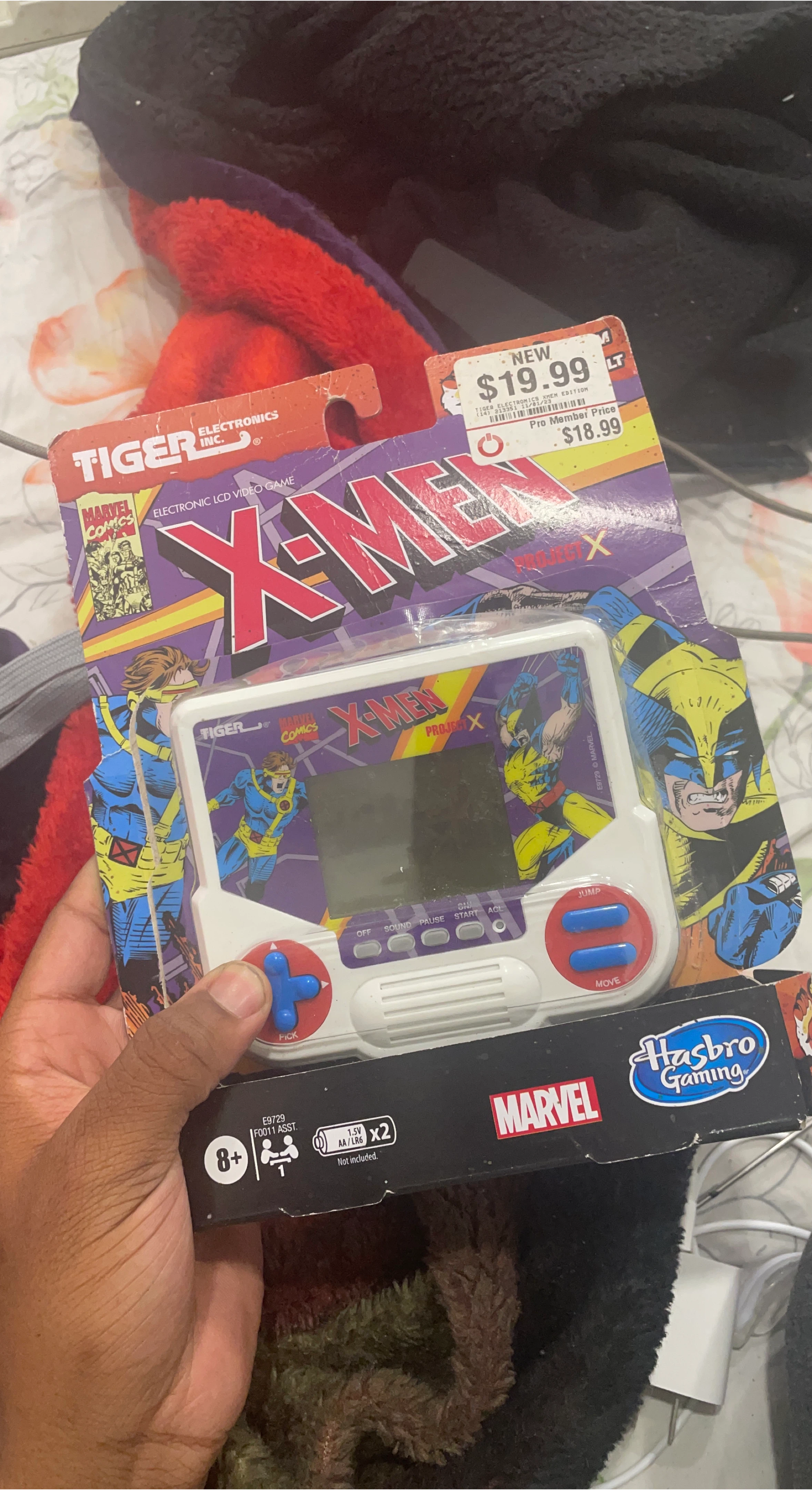 New Tiger Electronics X-Men Project X Handheld Game thumbnail