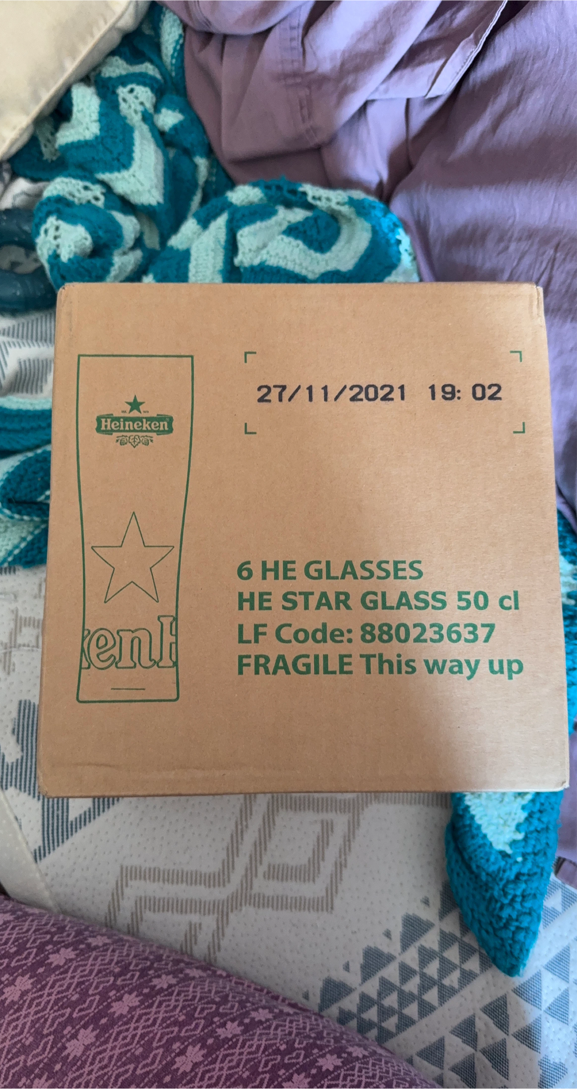Heineken HE Star Glasses - 6 Pack thumbnail