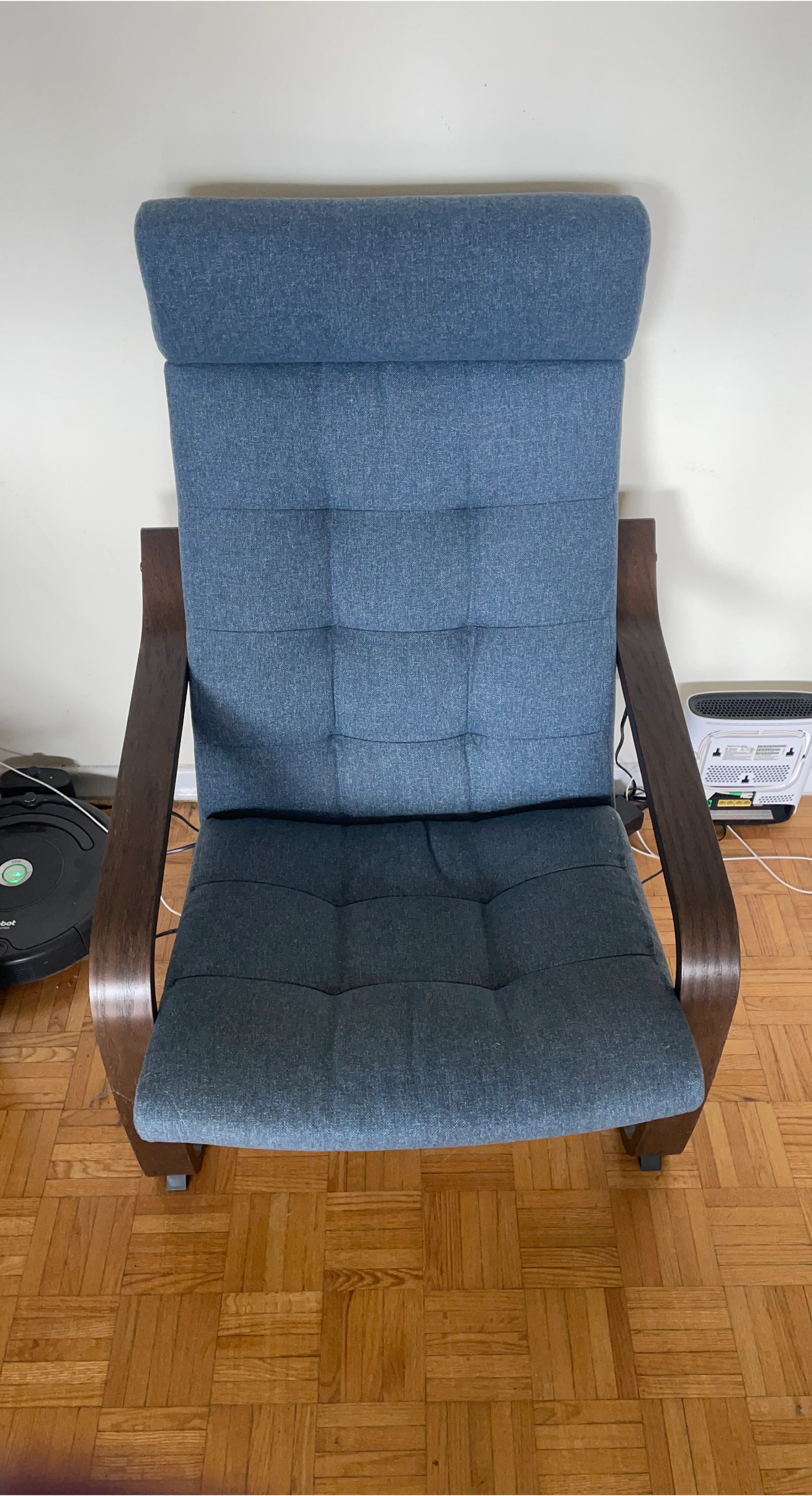 IKEA Poang Rocking Chair - Blue thumbnail