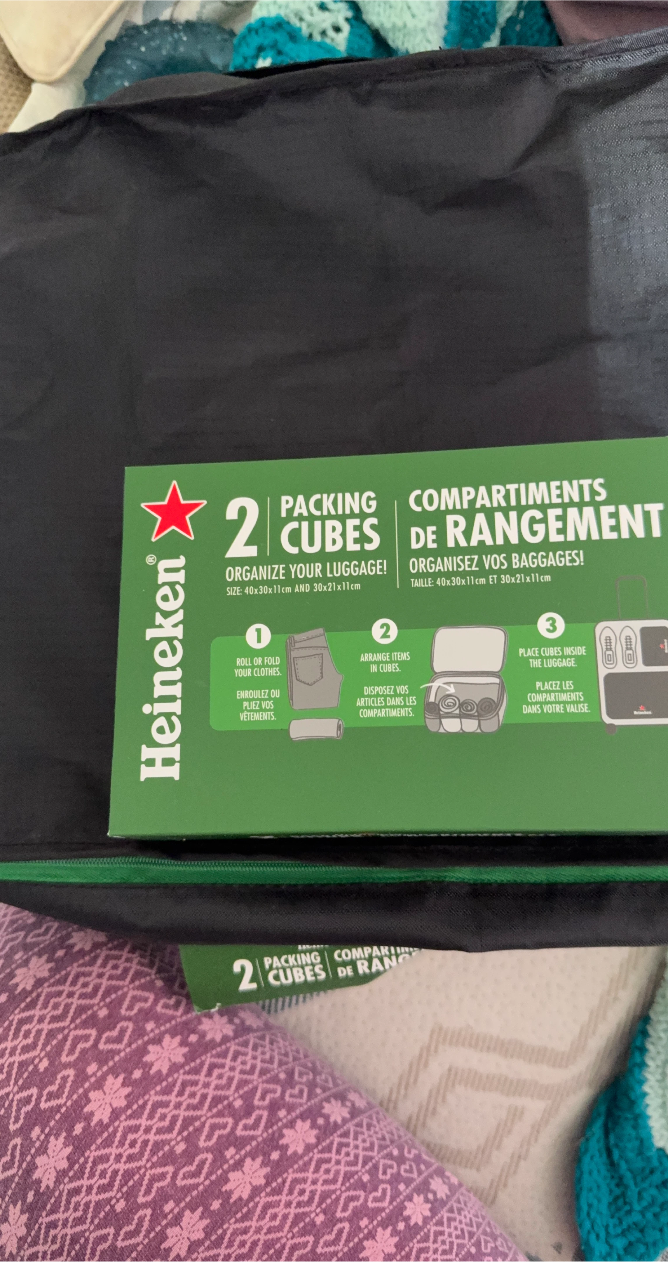Heineken 2 Packing Cubes - Organize Your Luggage! image indicator(1)