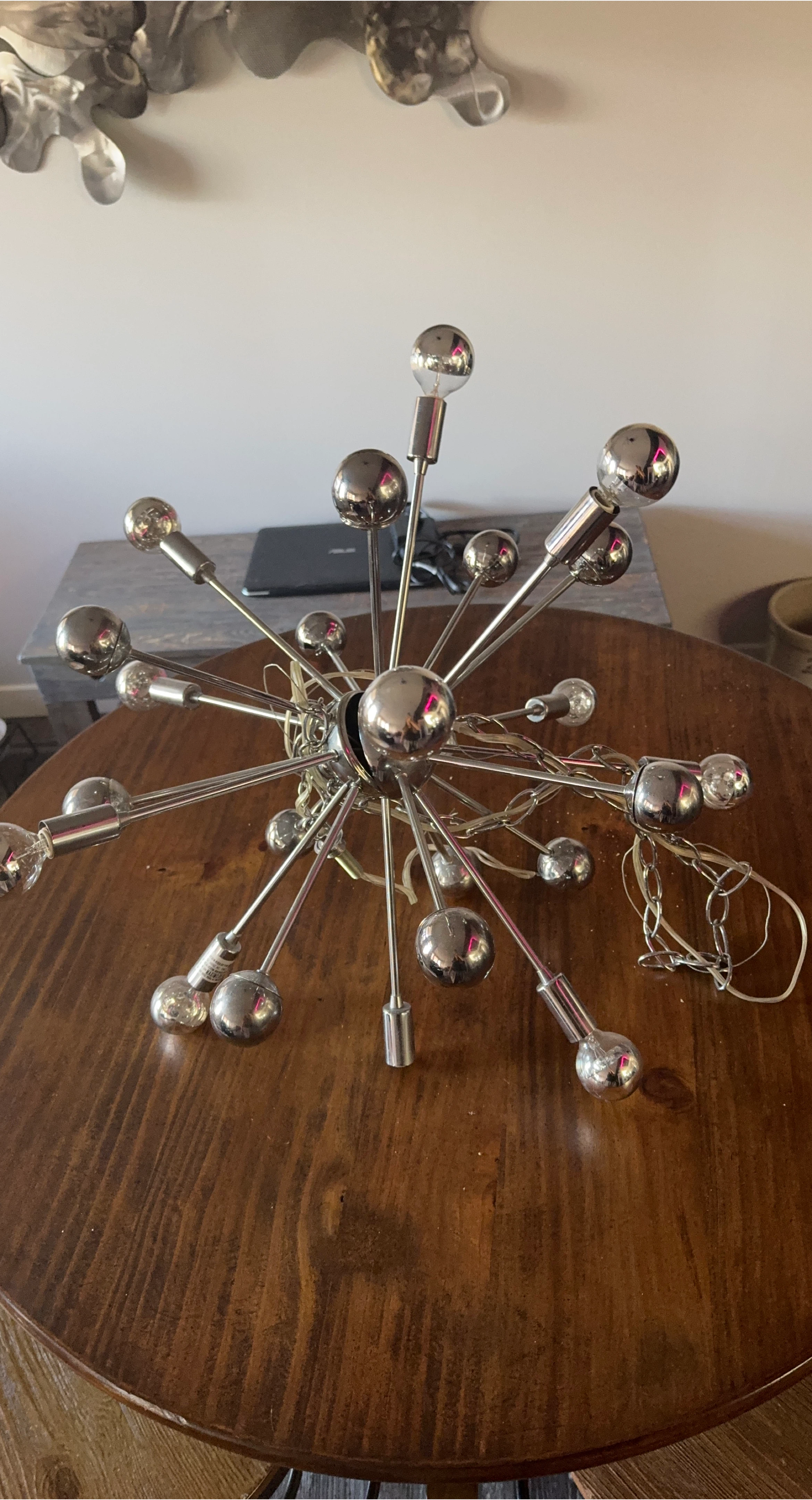 Mid-Century Modern Sputnik Chandelier thumbnail