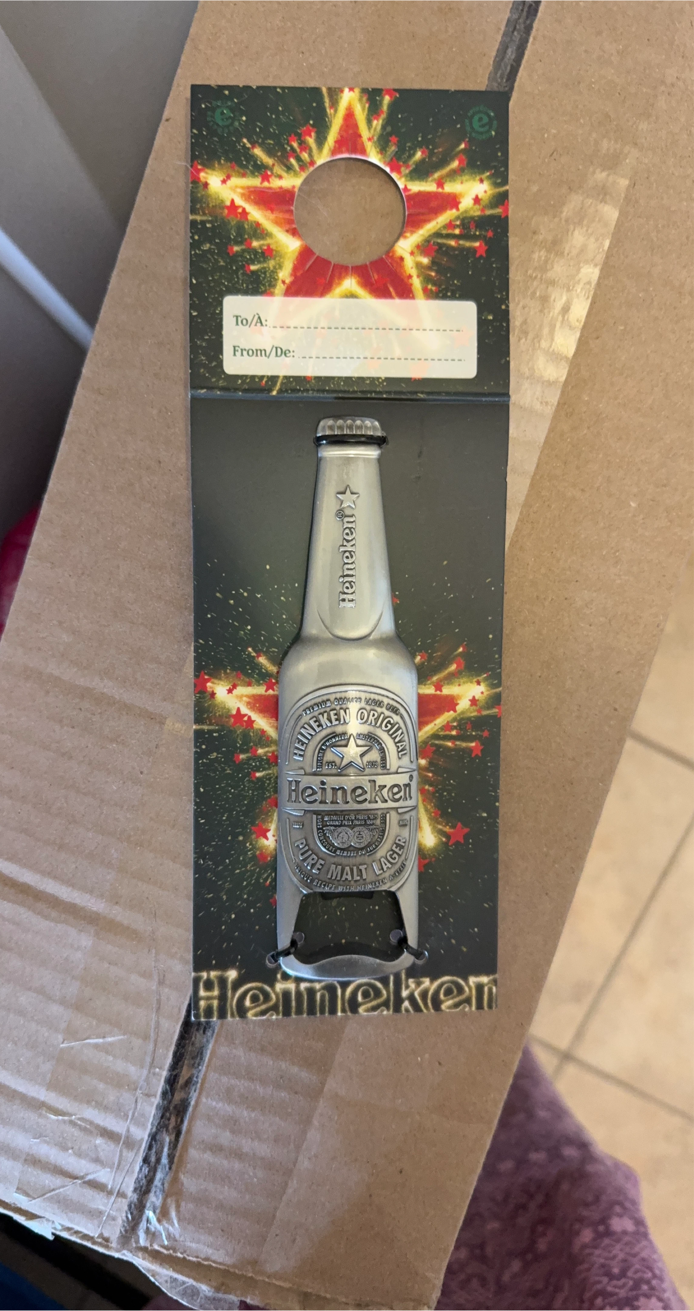 Heineken Bottle Opener - New in Box thumbnail