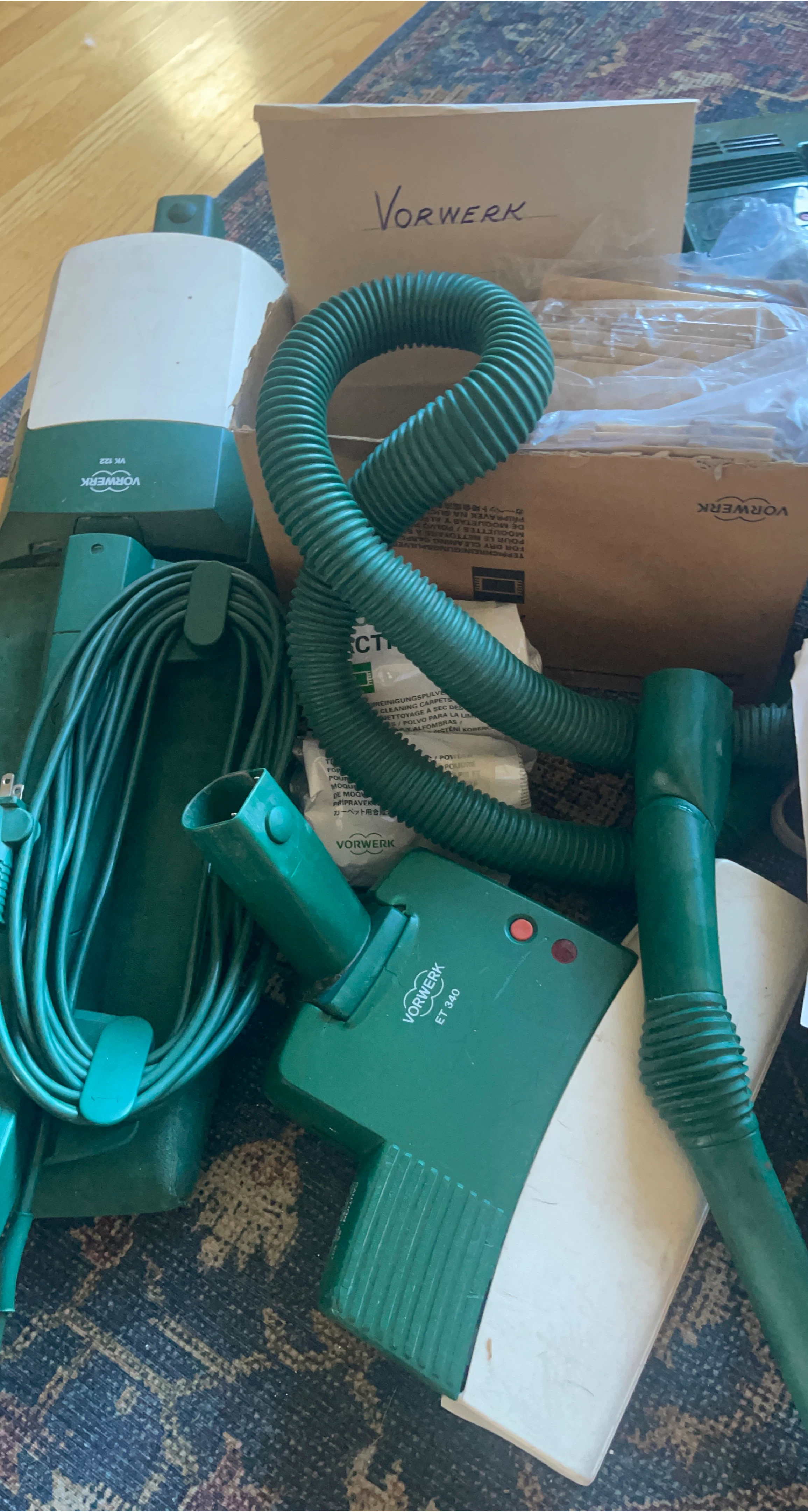 Vorwerk VK122 & ET340 Vacuum Cleaner thumbnail