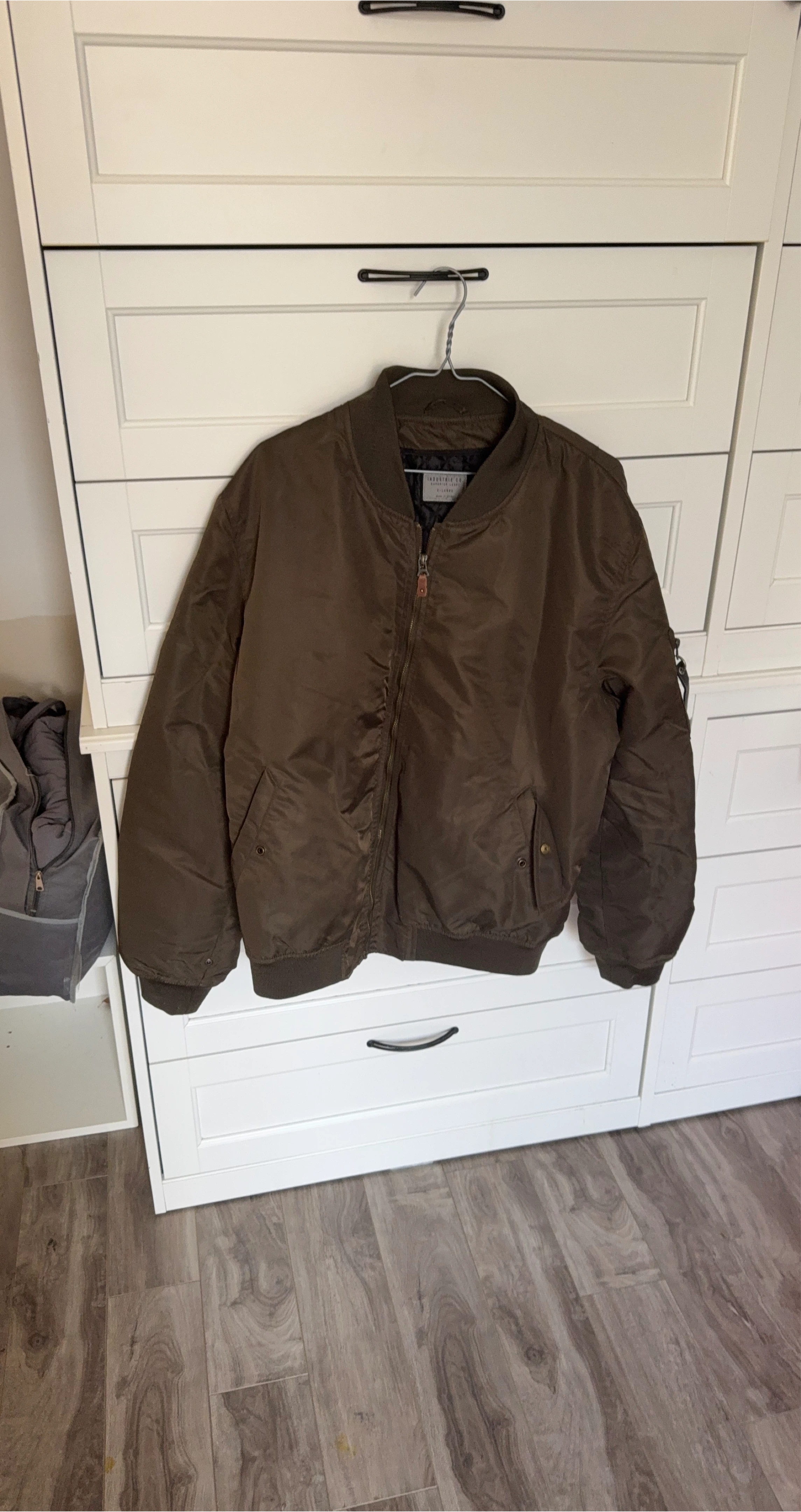 Industry Brown Bomber Jacket thumbnail