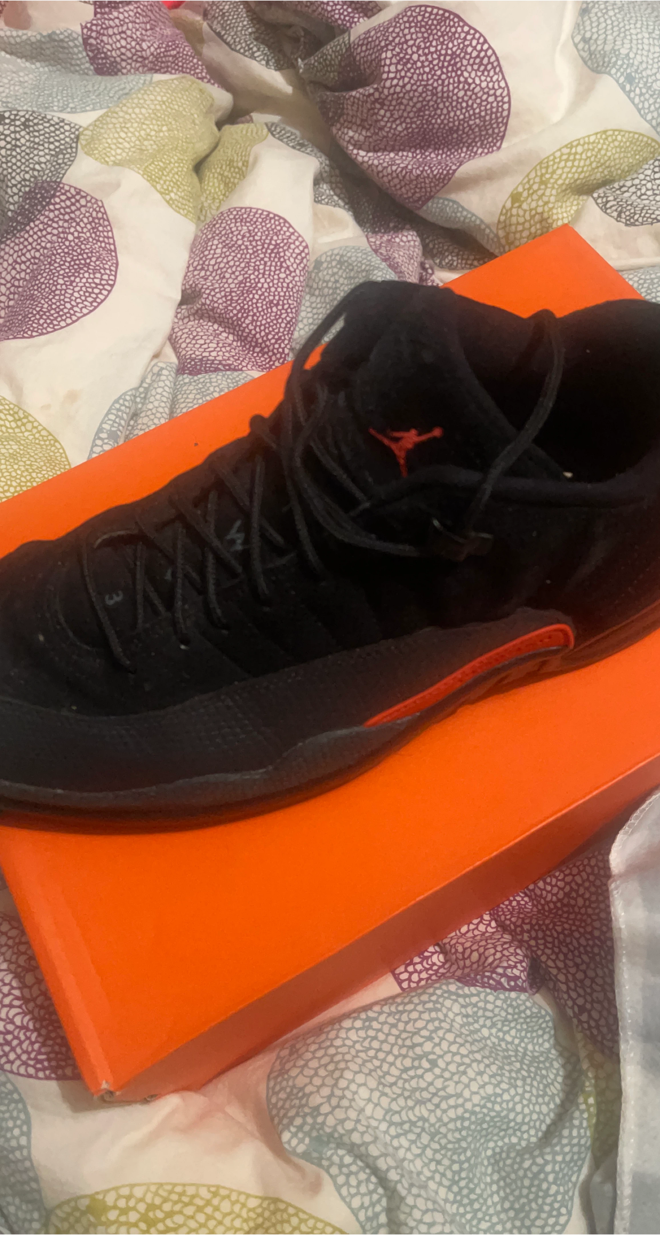Jordan 12 Retro Black/Red Size 11