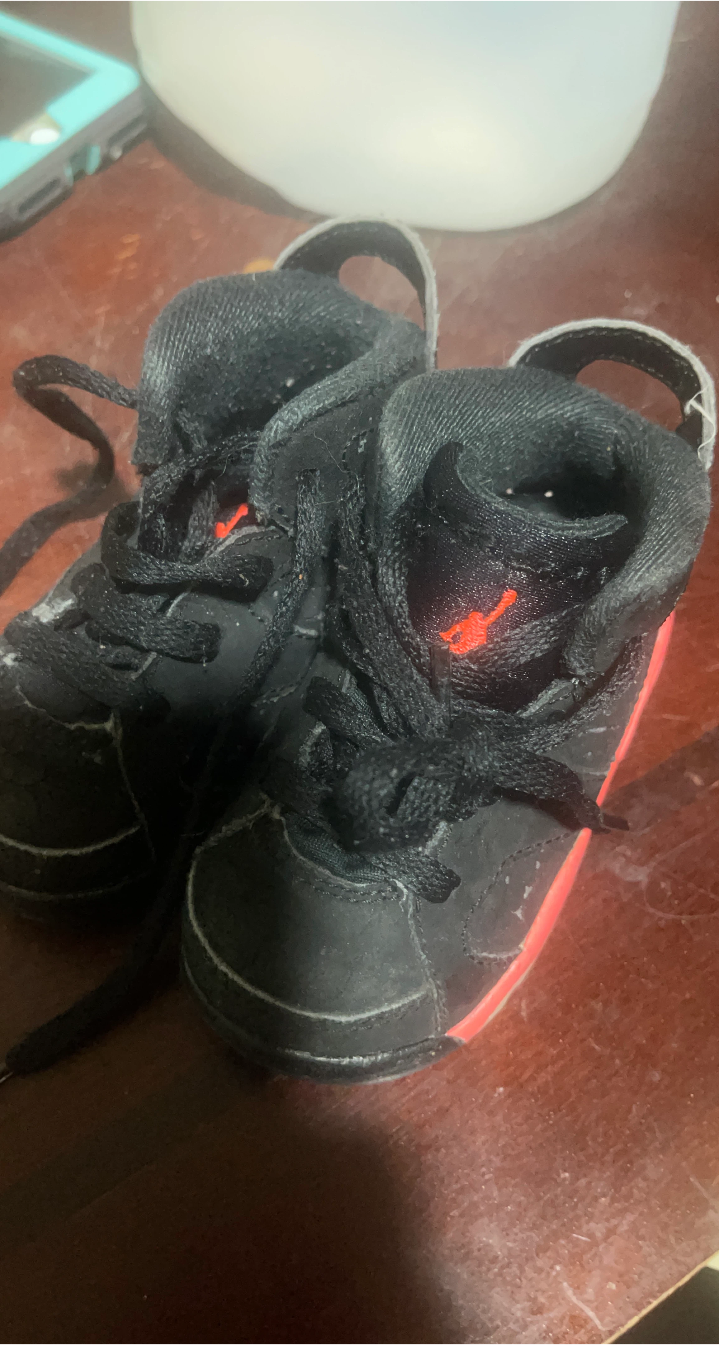 Jordan Toddler Shoes - Black/Red