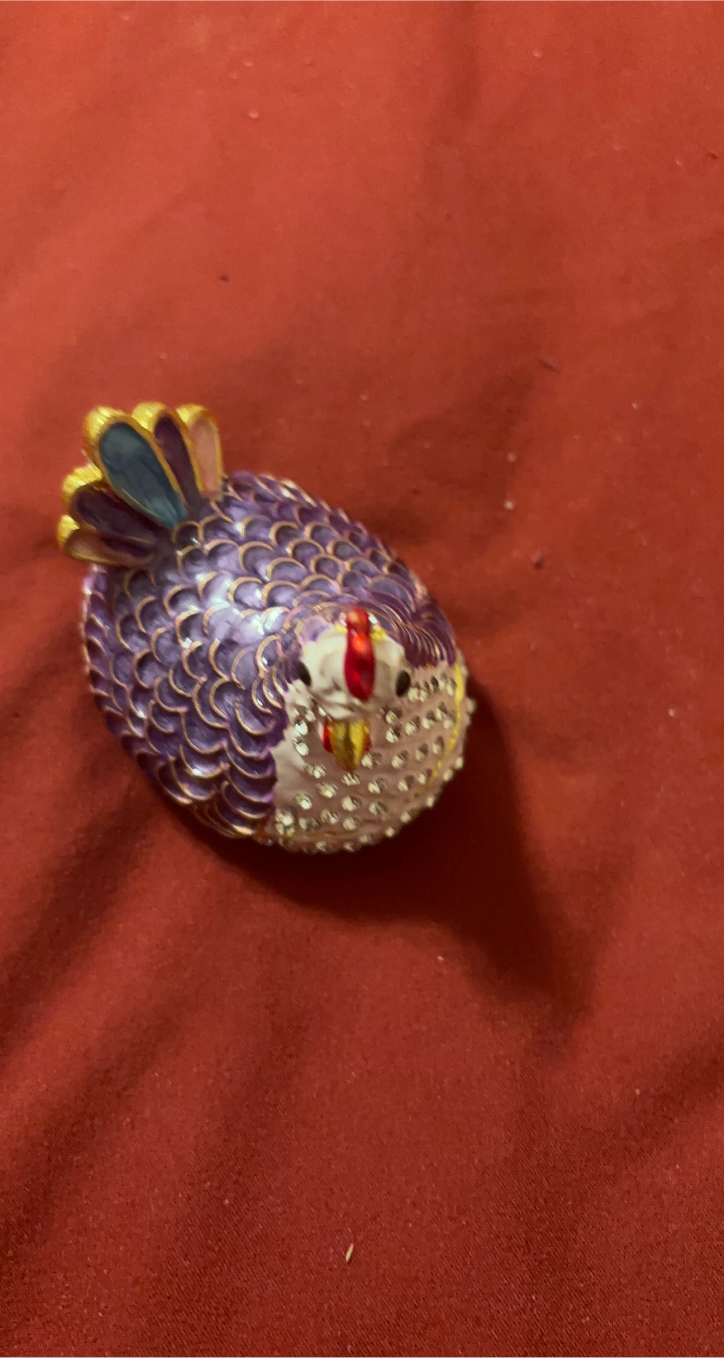 Purple Chicken Trinket Box thumbnail