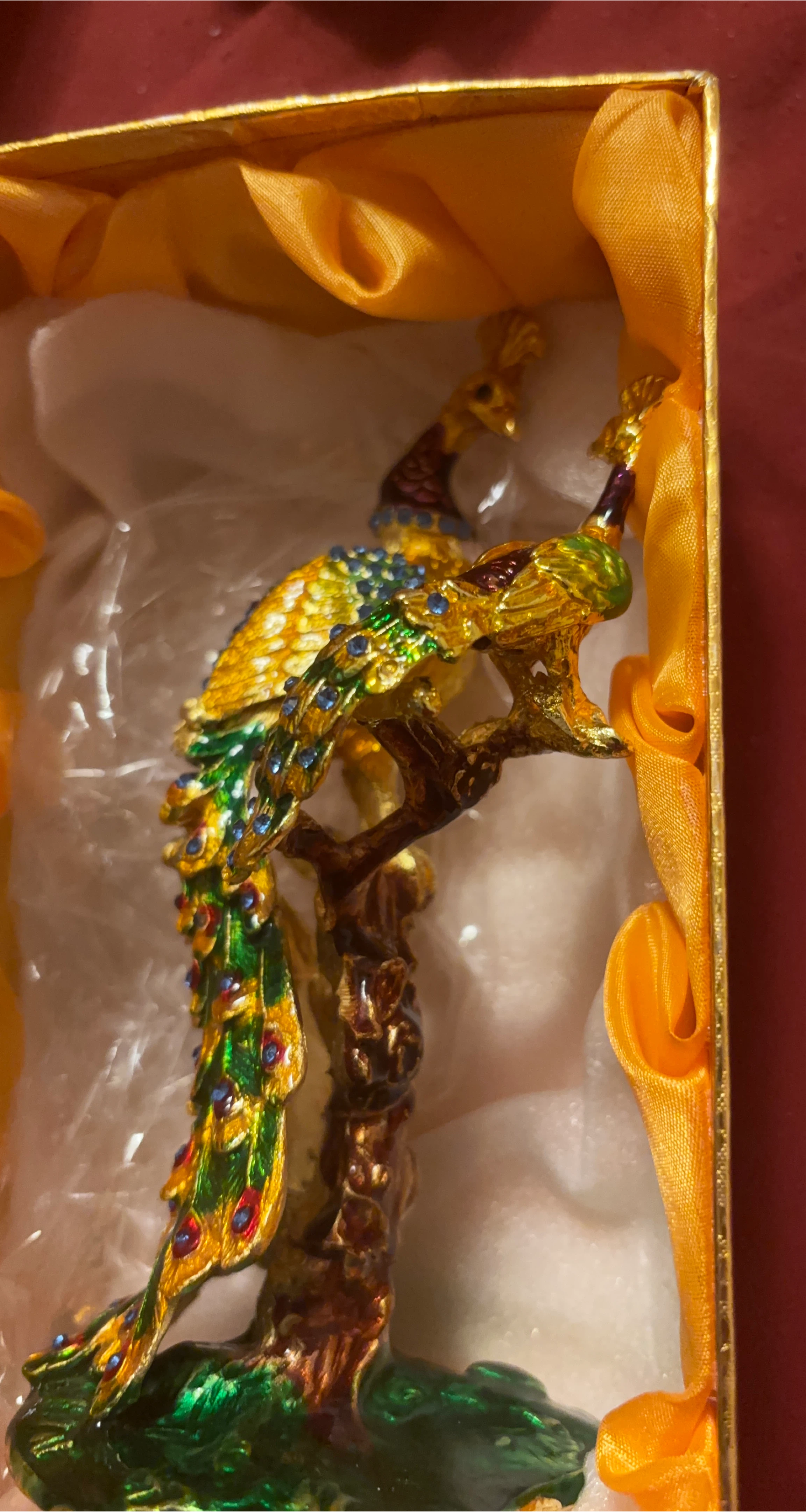 Peacock Figurine in Box thumbnail