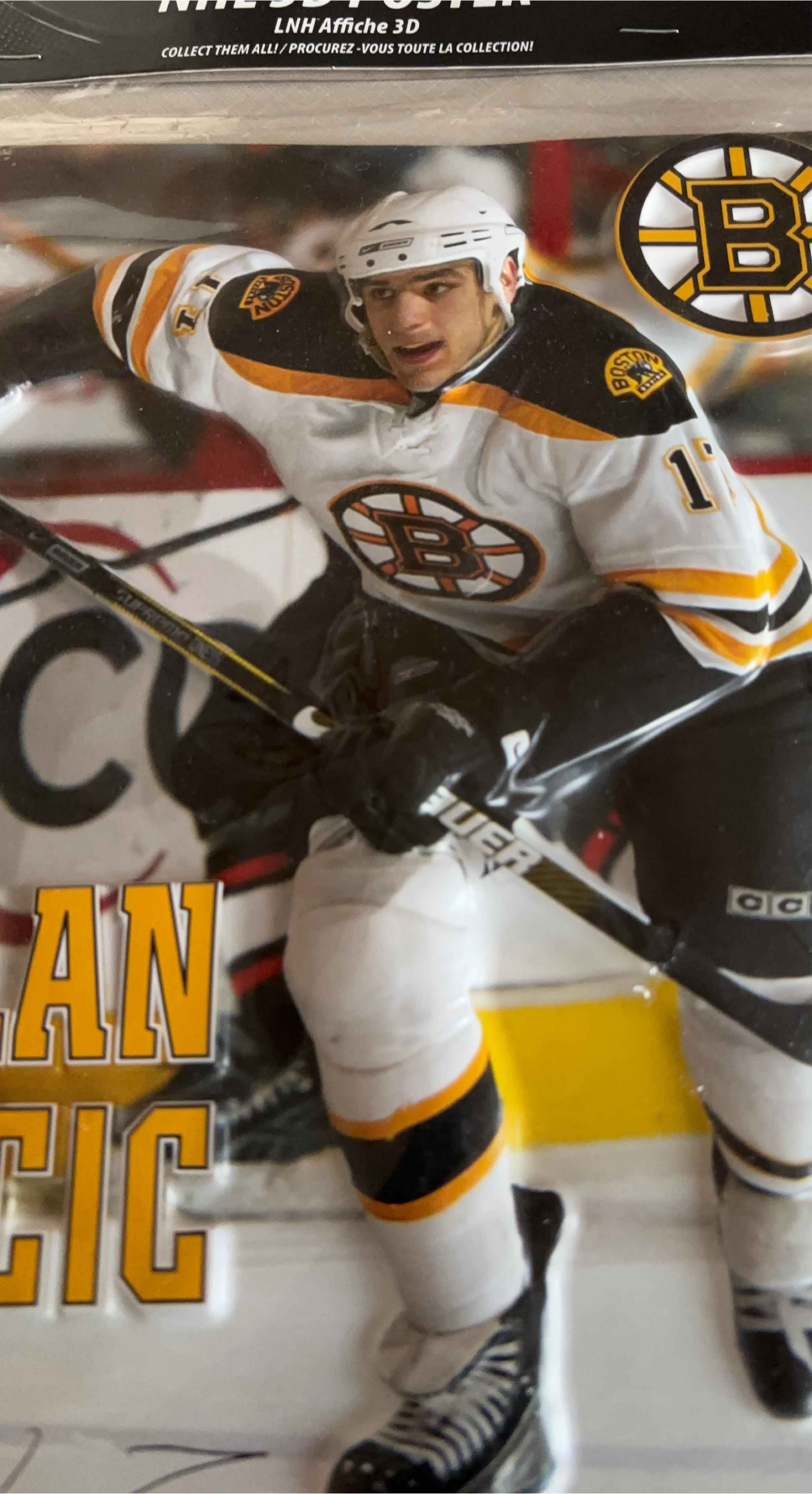 Milan Lucic Boston Bruins 3D NHL Poster