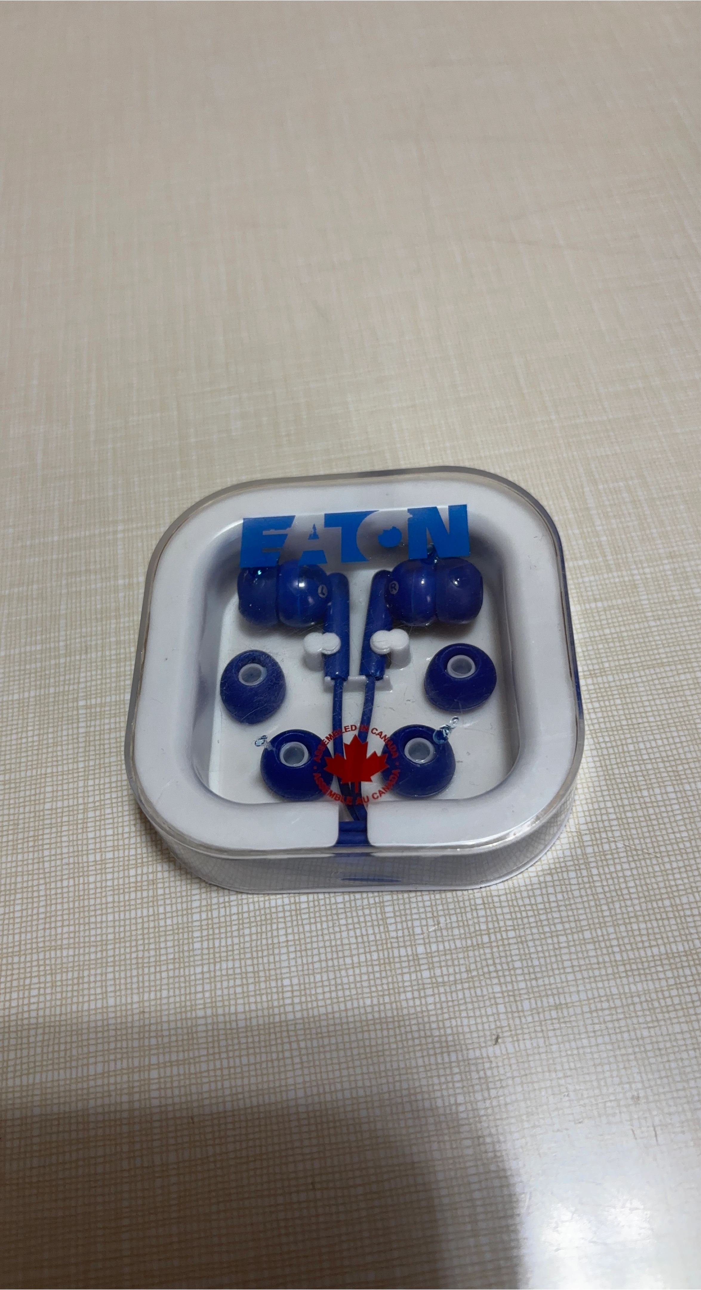 Eaton Blue Earplugs - New in Box thumbnail