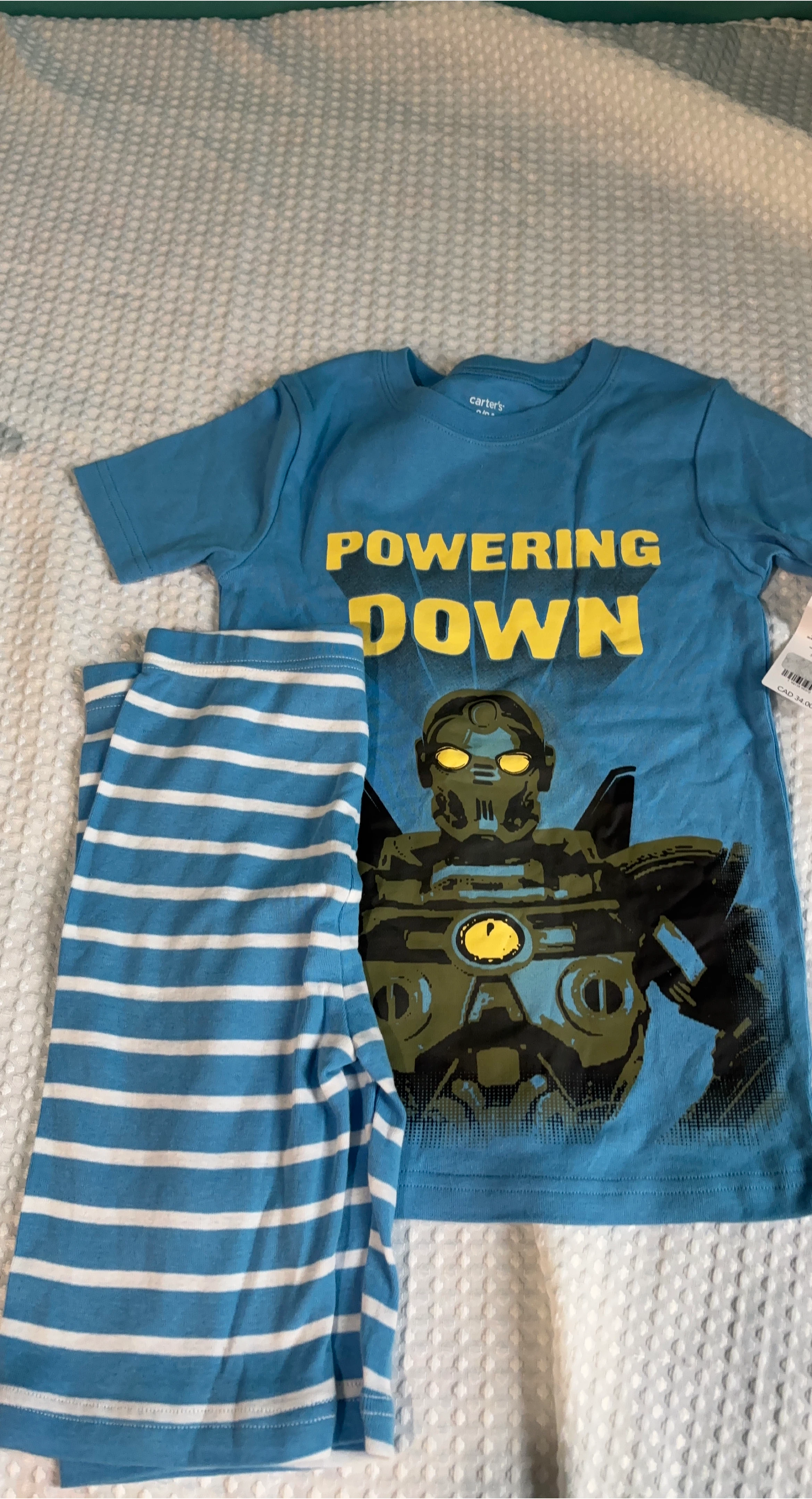 Carter's Robot Pajama Set - Size 5