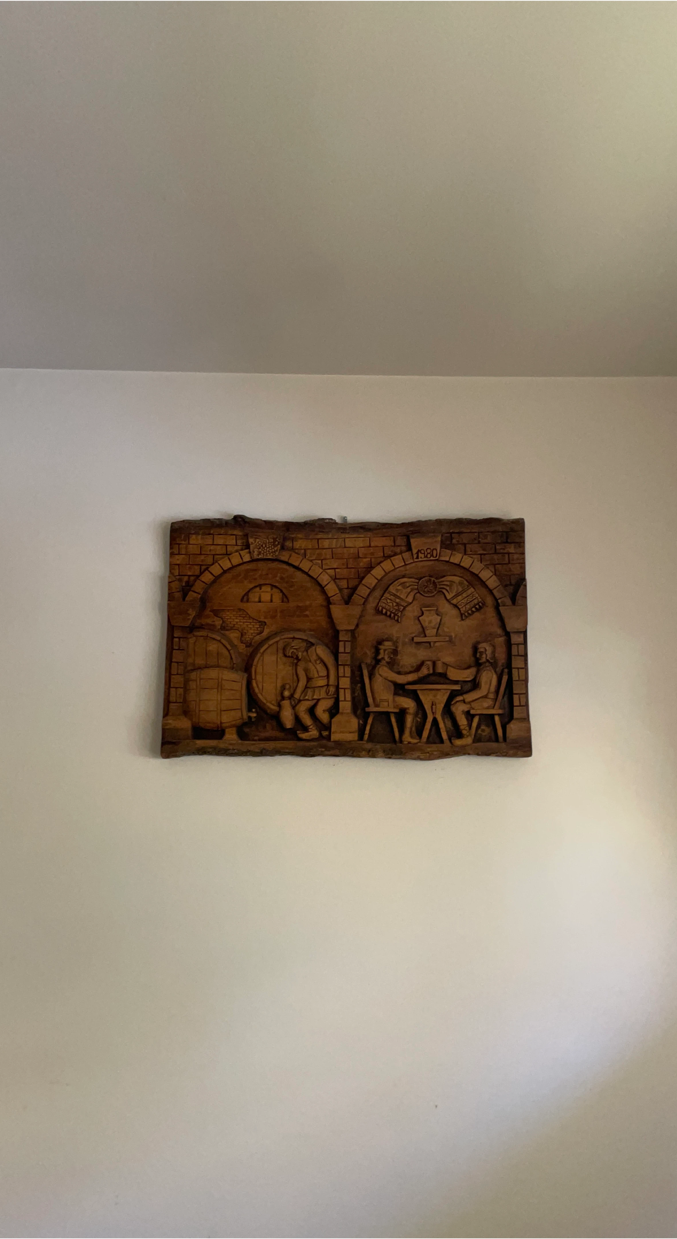 Vintage Wood Carved Wall Art thumbnail