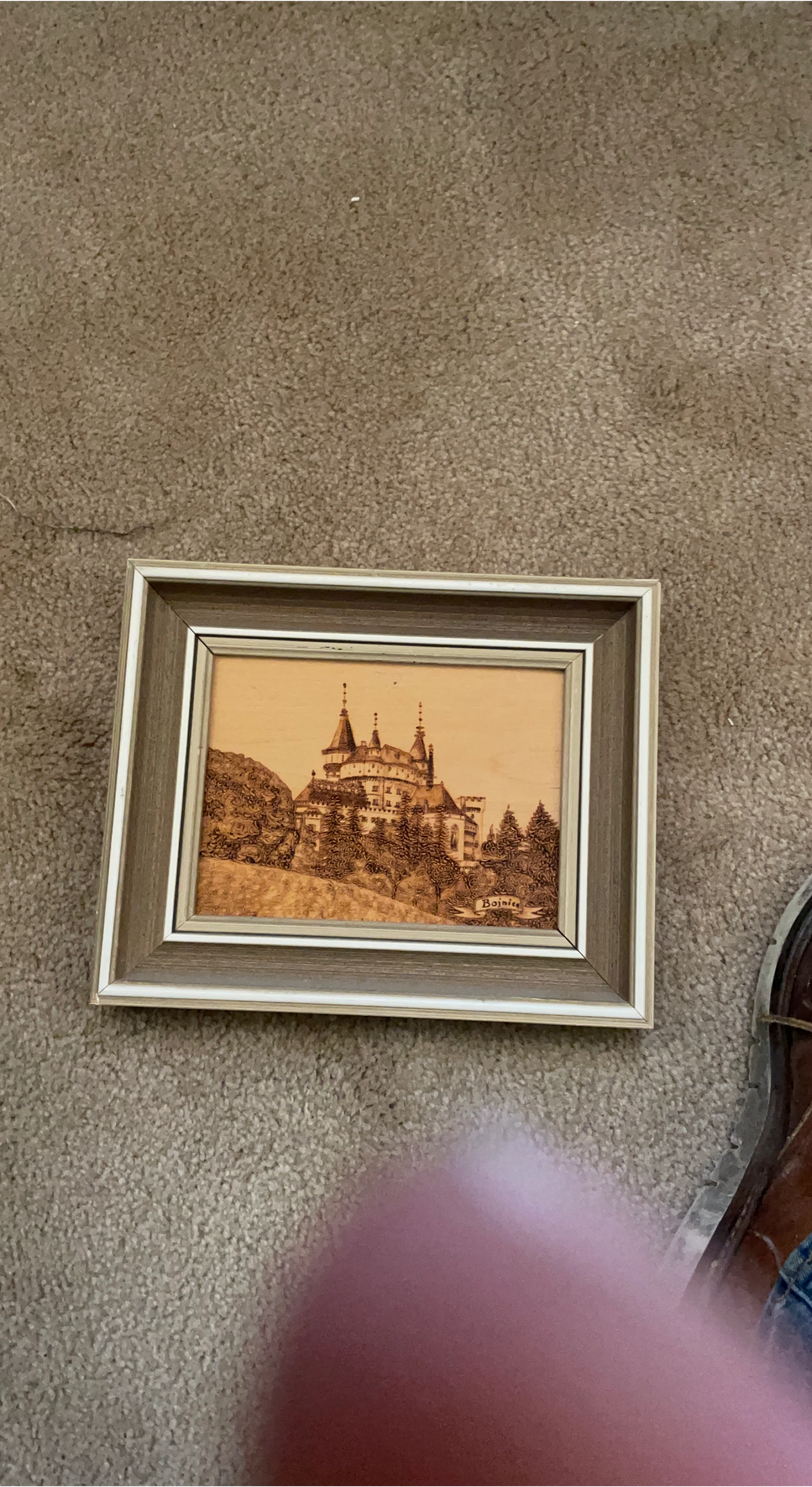Framed Bojnice Castle Wood Art thumbnail