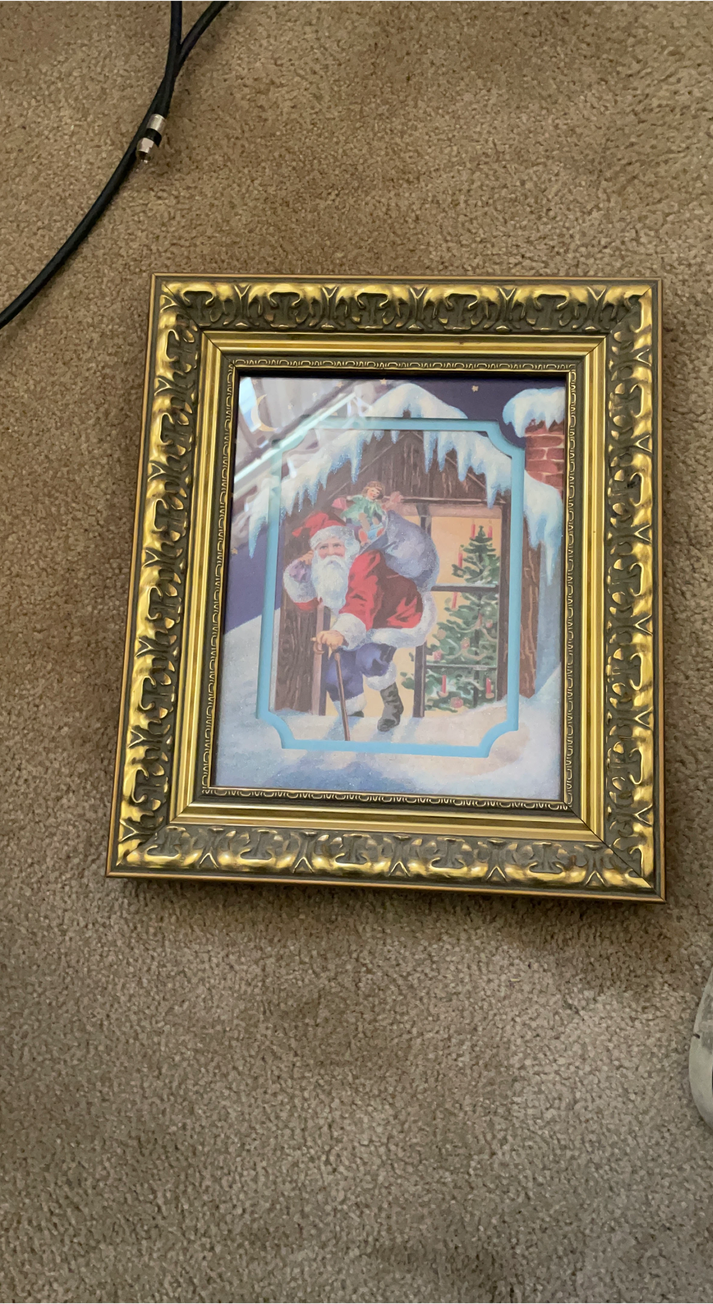 Framed Santa Picture thumbnail