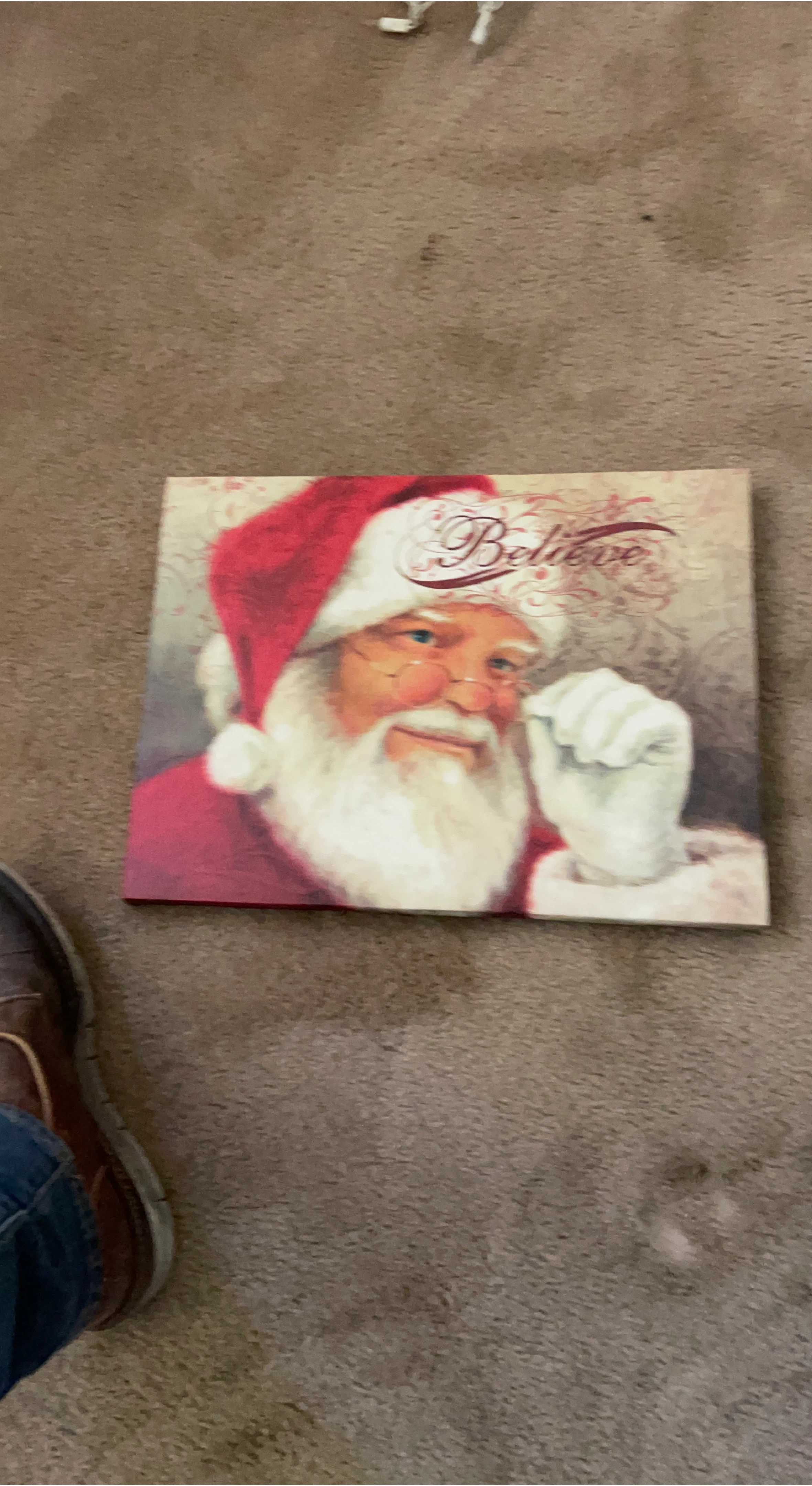 Santa Believe Wall Art