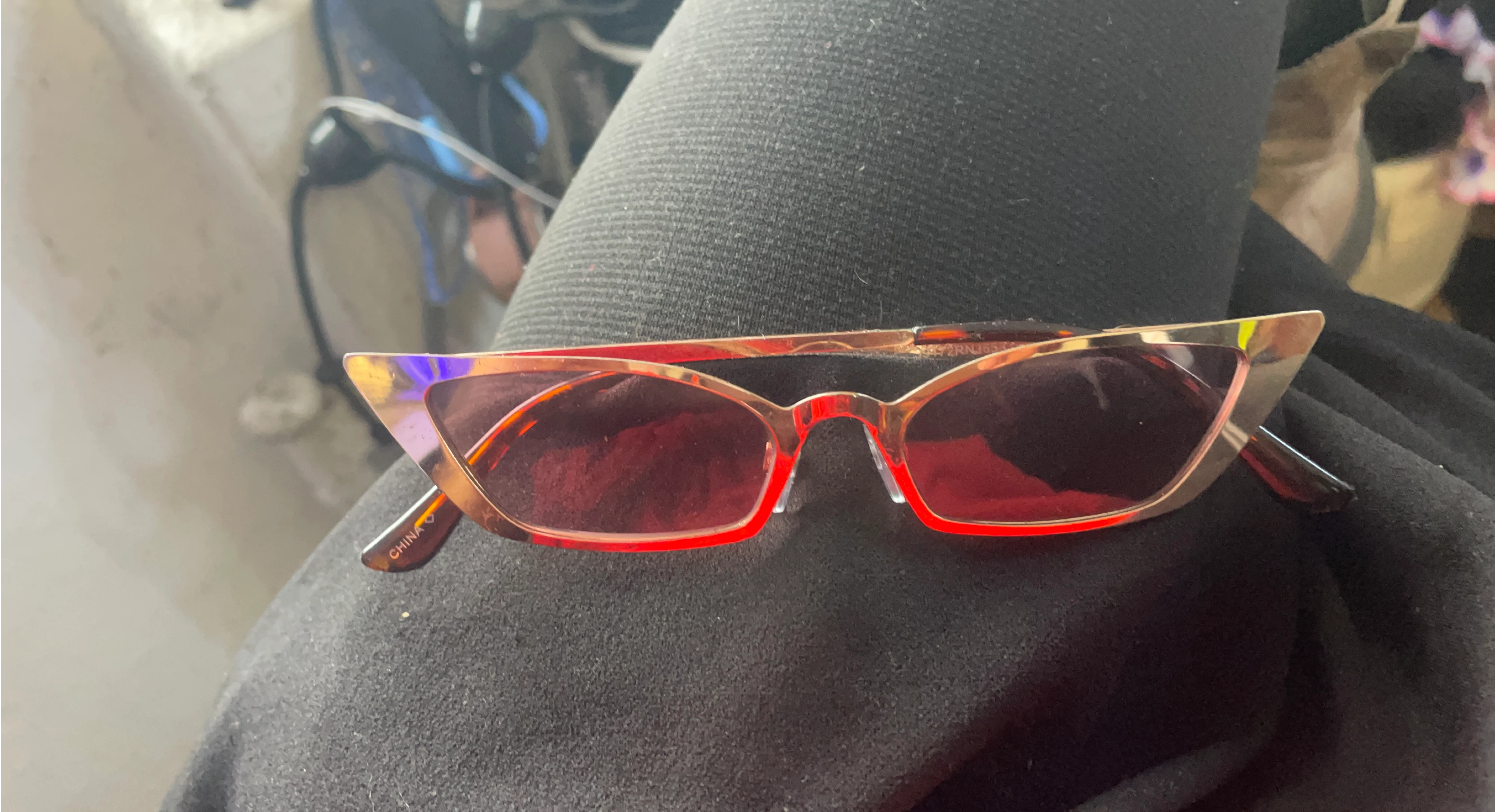Cat Eye Sunglasses - Rose Gold