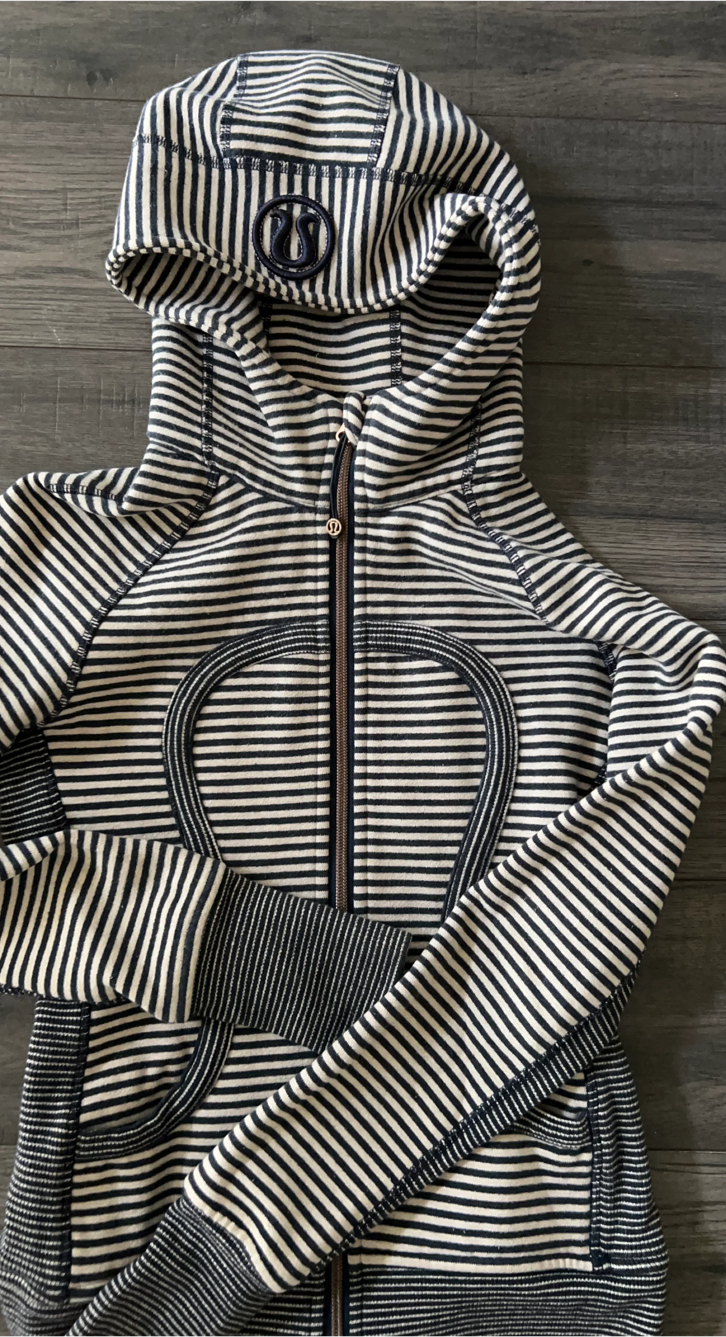 Lululemon Striped Scuba Hoodie