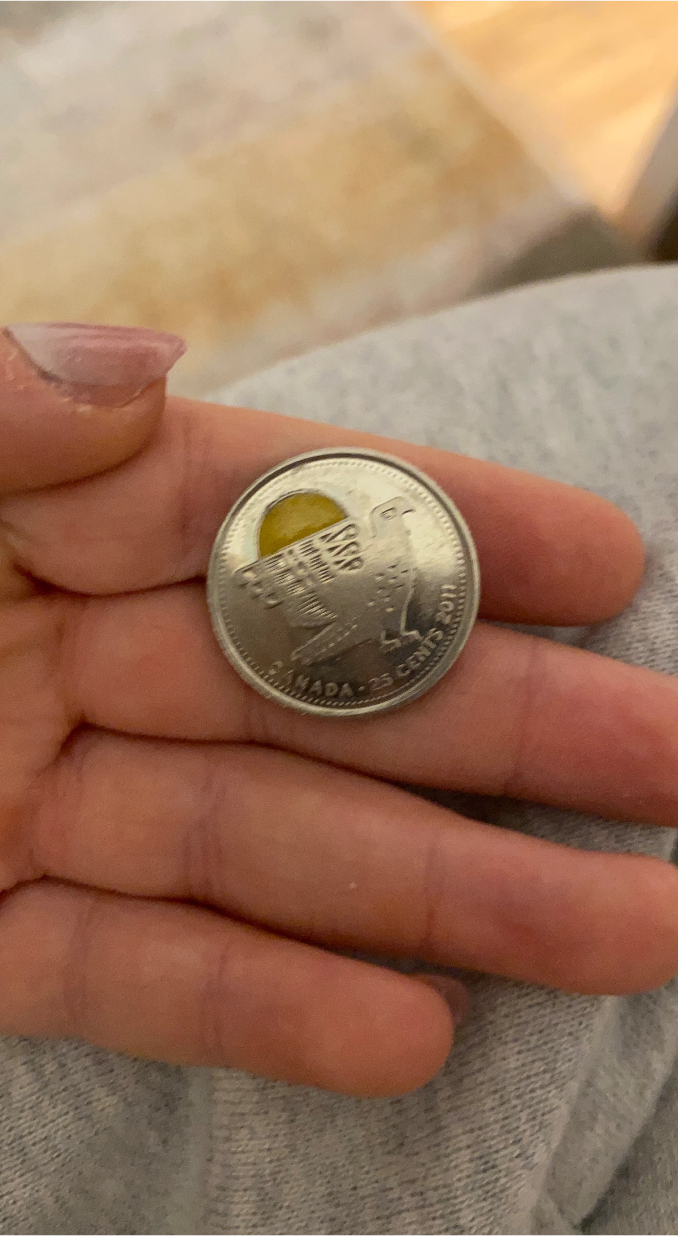 2011 Canada 25 Cents Coin