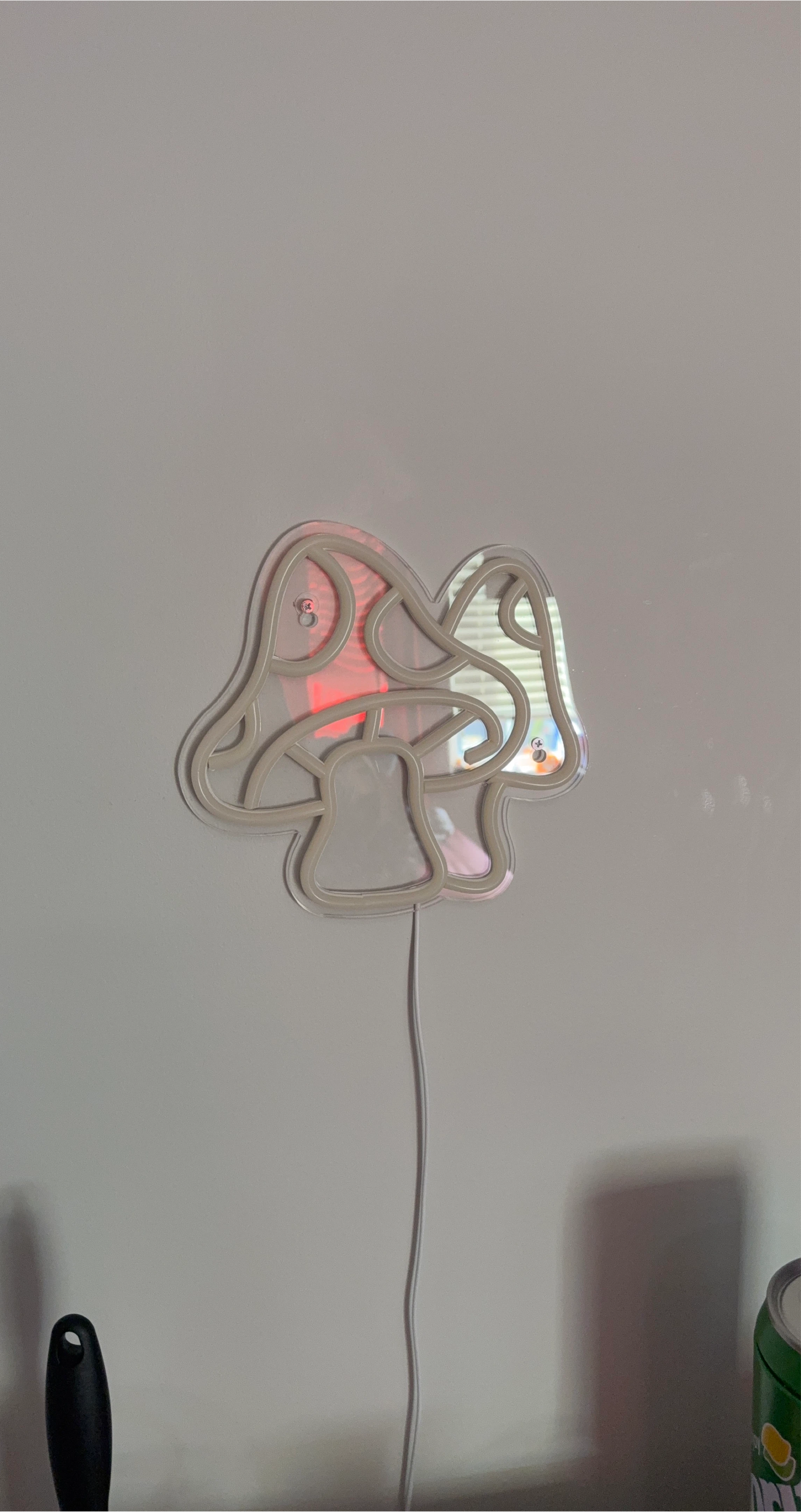 Mushroom Neon Wall Light