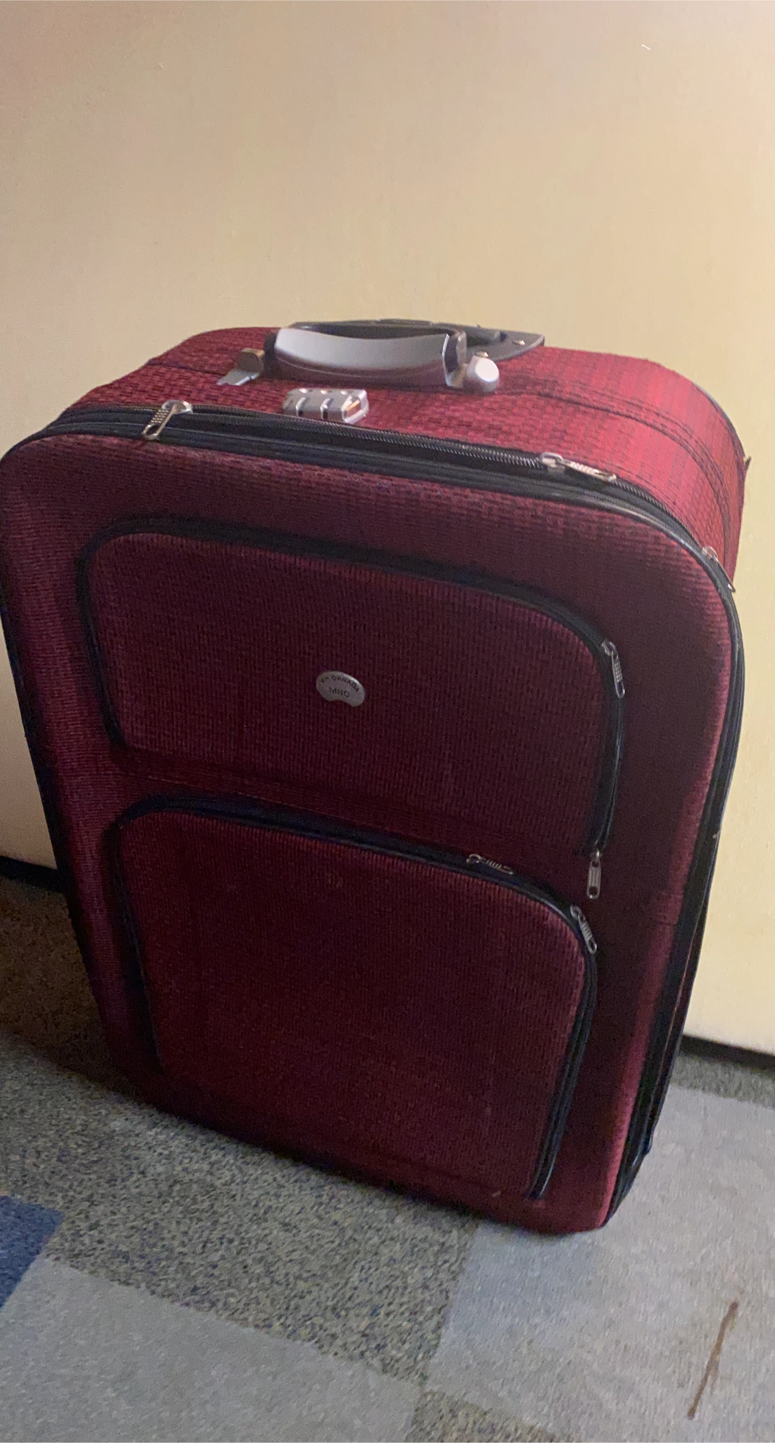 Burgundy Suitcase 🥕 (large) thumbnail