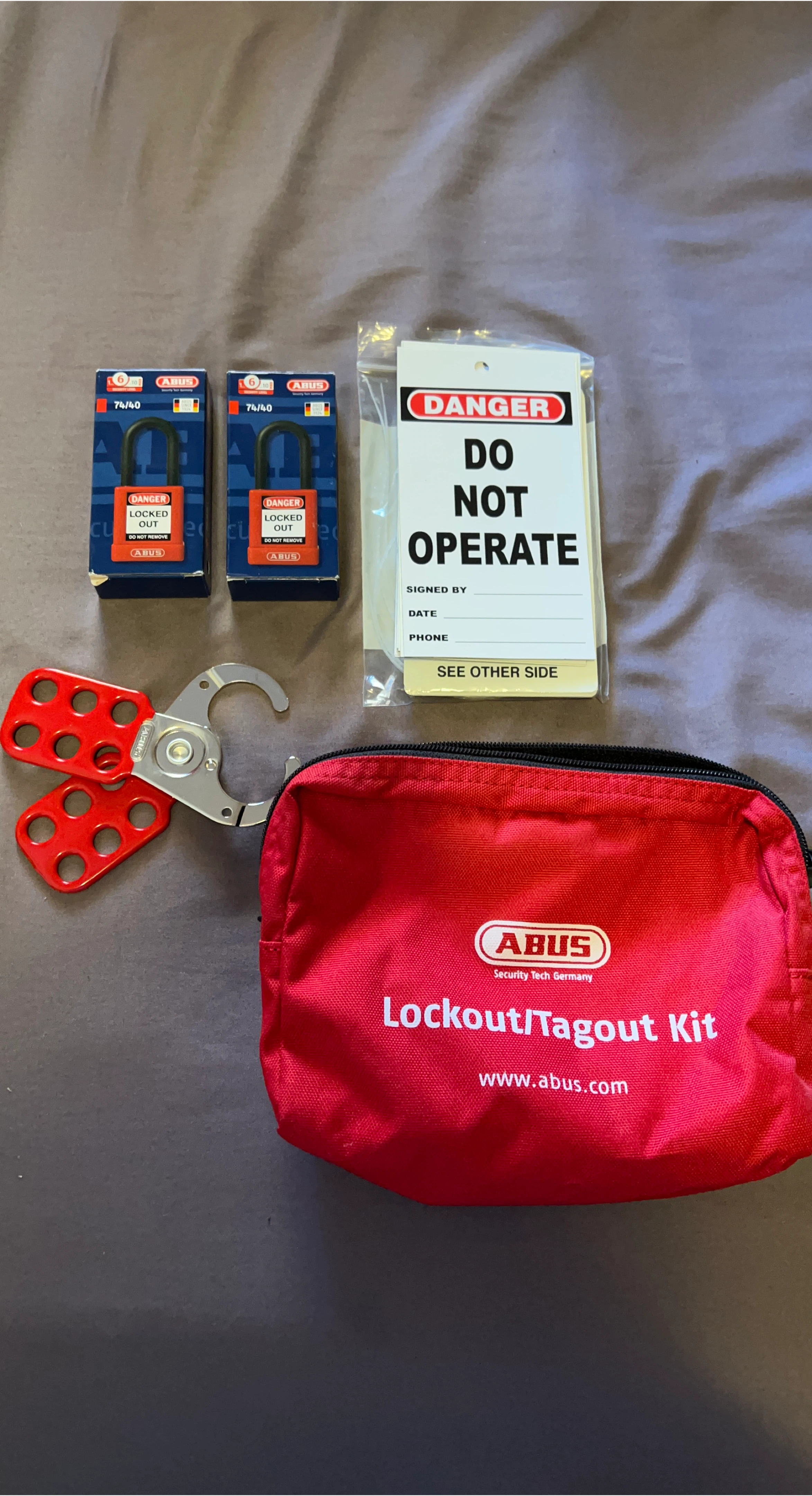 ABUS Lockout/Tagout Kit