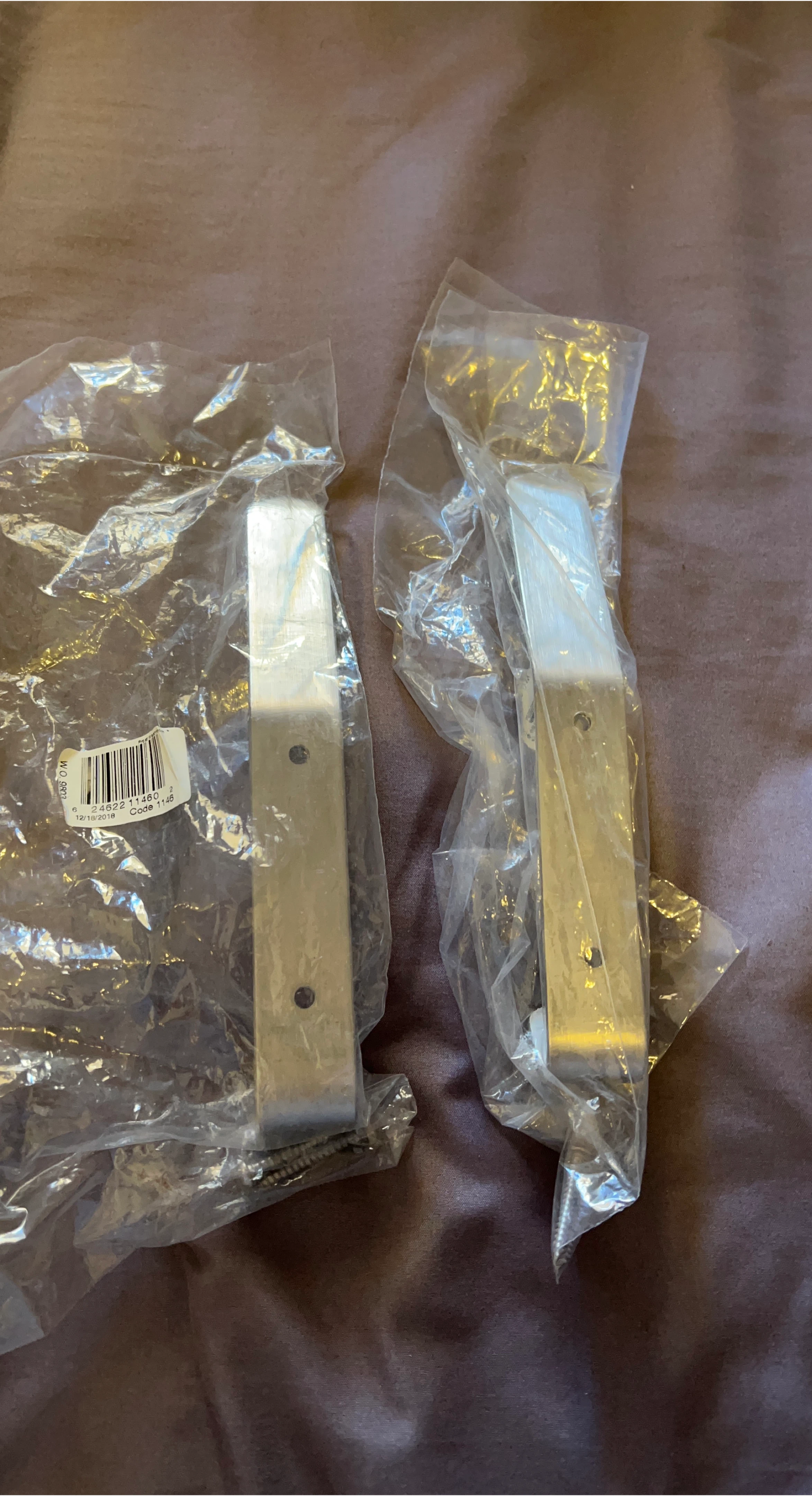 New Silver Coat/Robe hooks