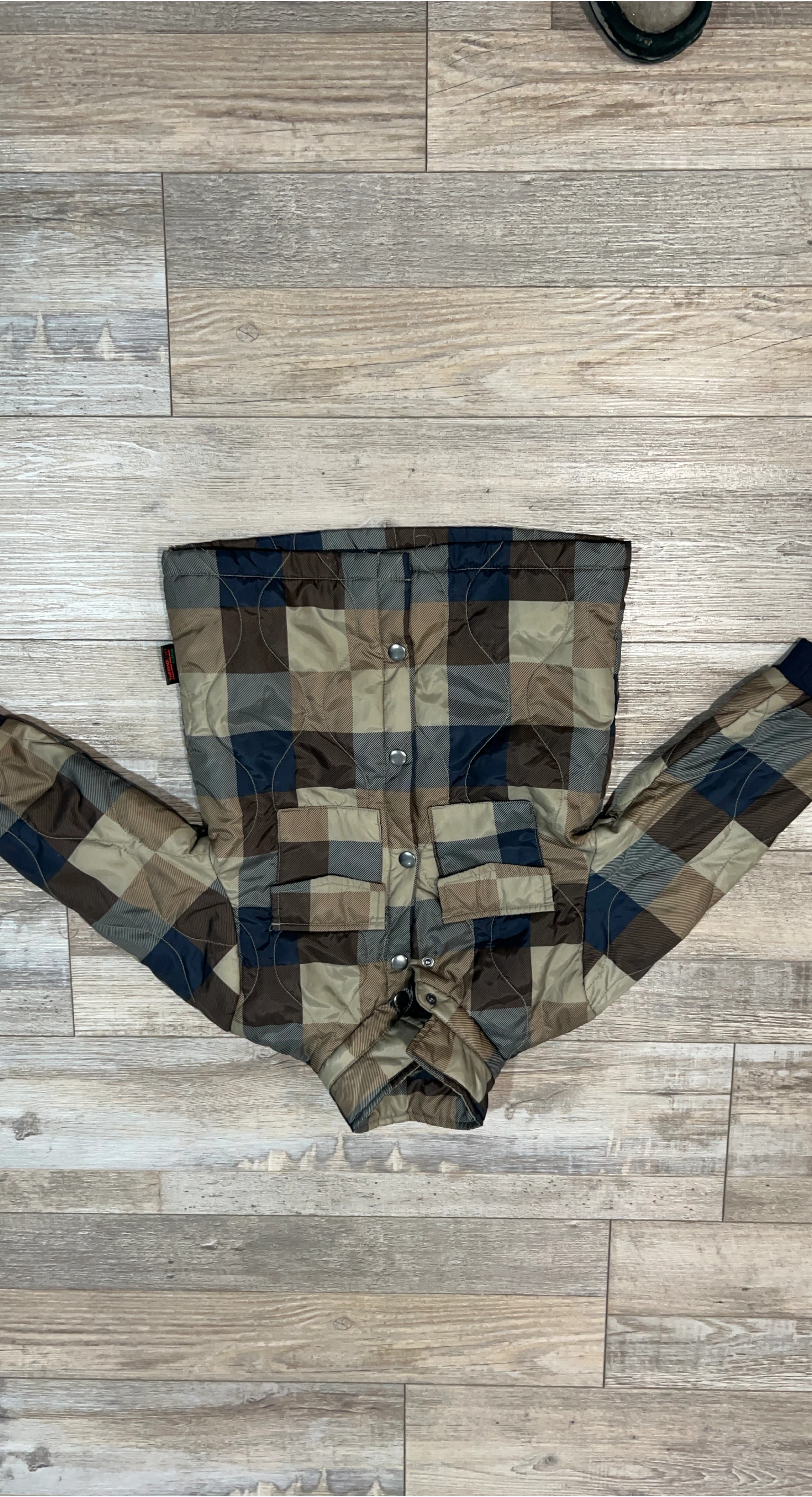 H&M Quilted Plaid Jacket
