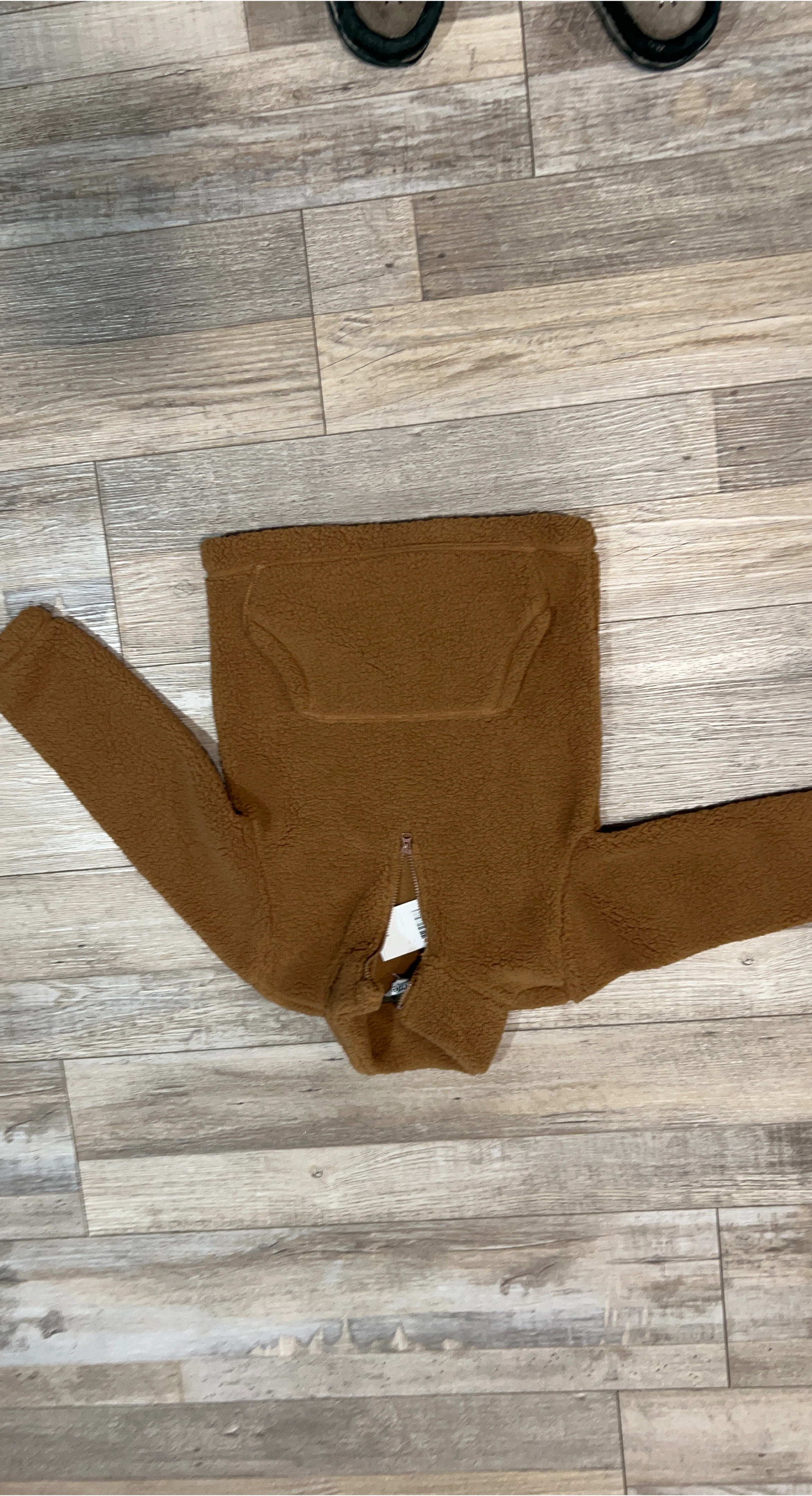 Brown Fleece Pullover size 5