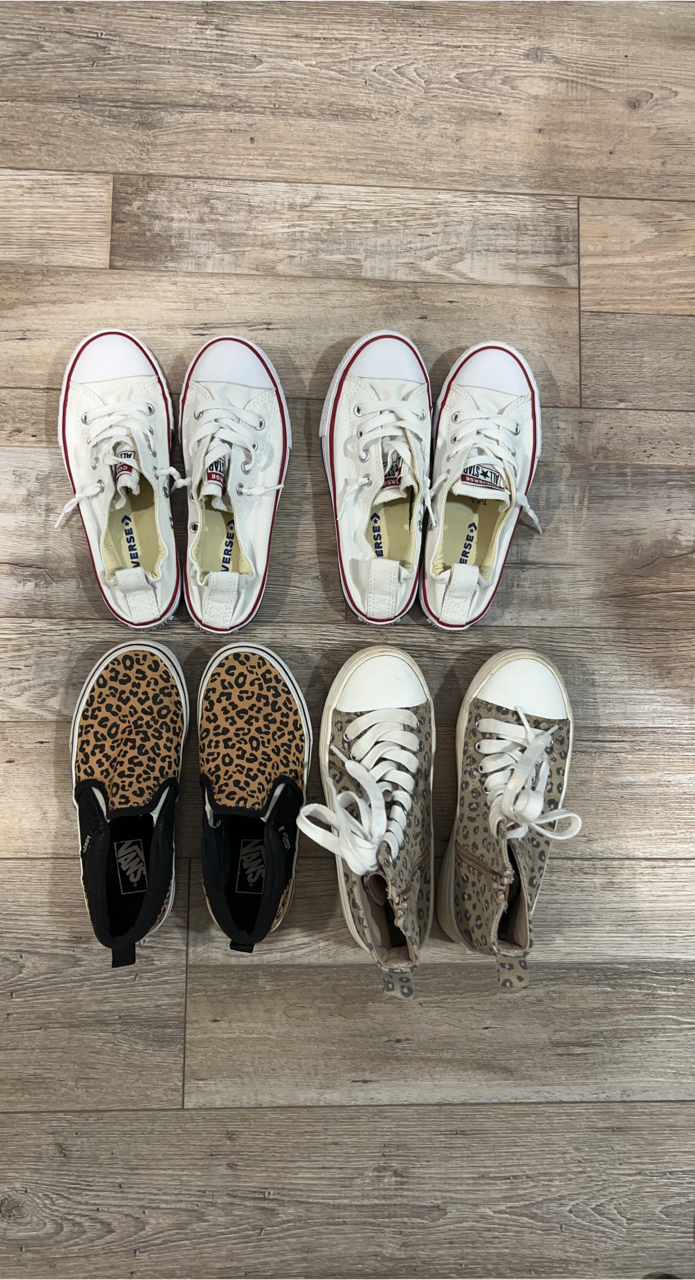 Kids' Converse & Vans Shoes - Sizes 1