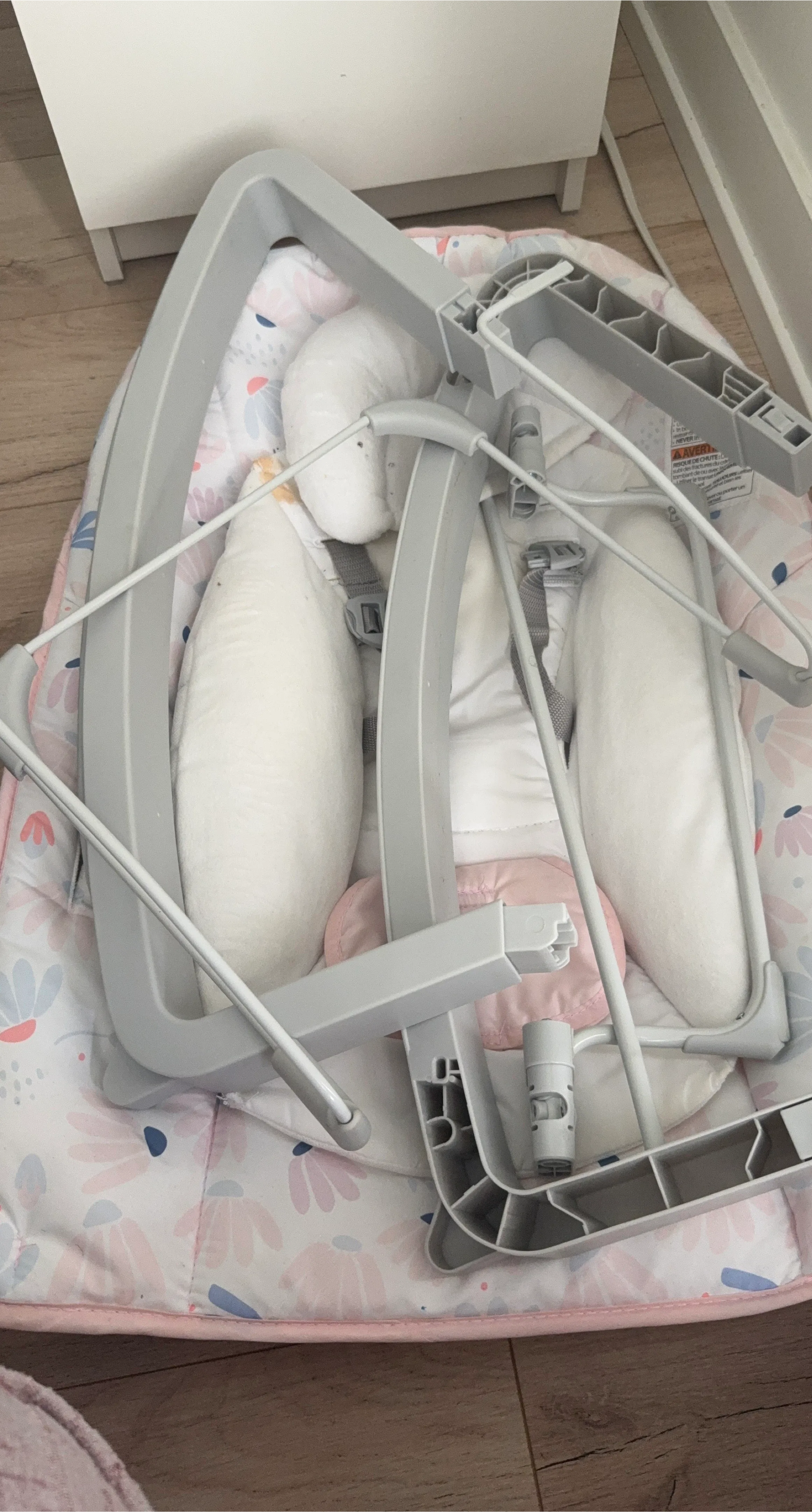 Baby Bouncer with Floral Pattern