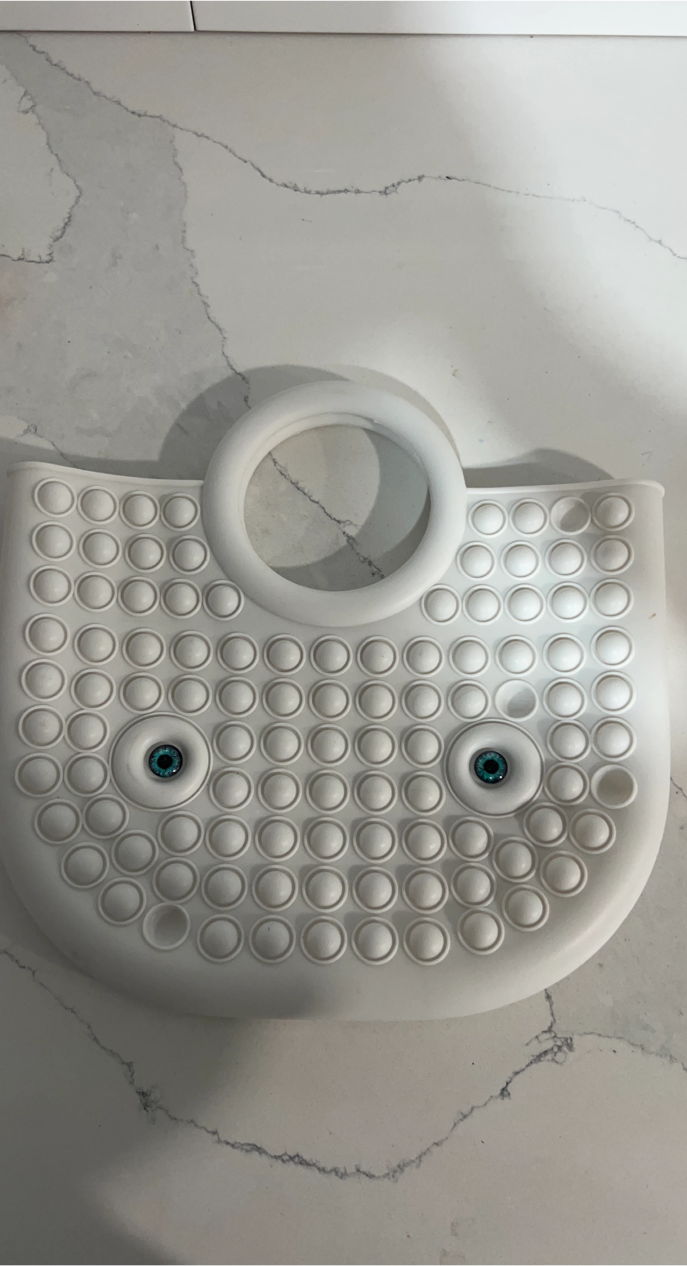 Kids White Pop It Purse $15