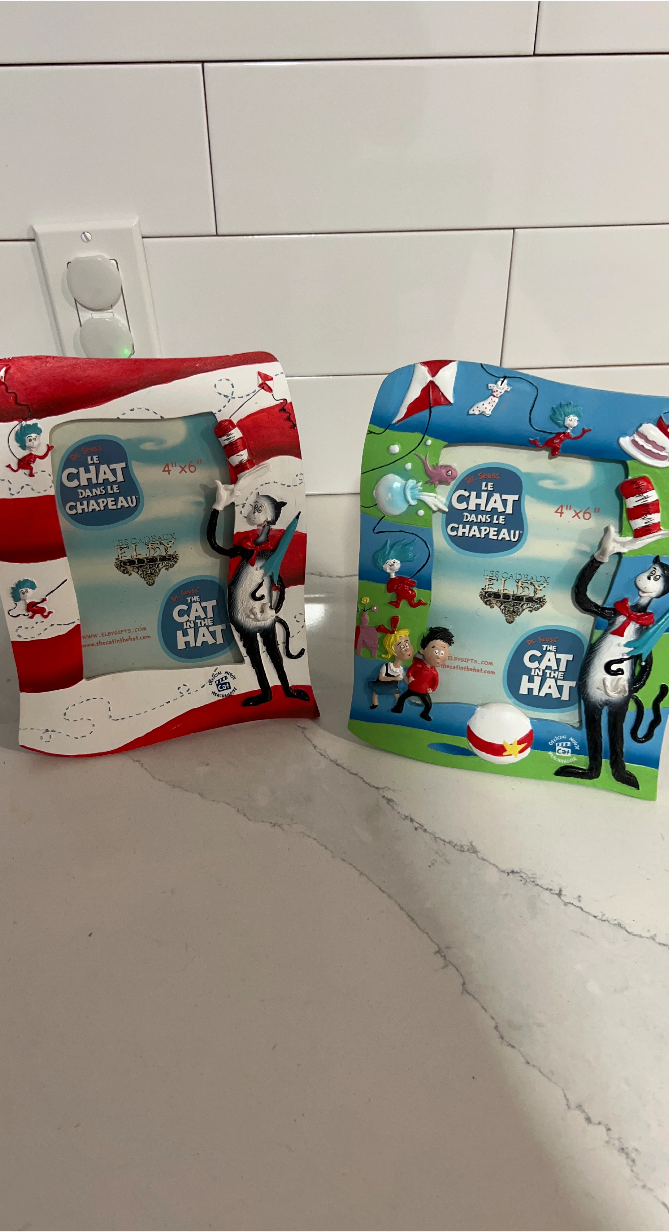 Dr. Seuss Cat in the Hat 4"x6" Picture Frames