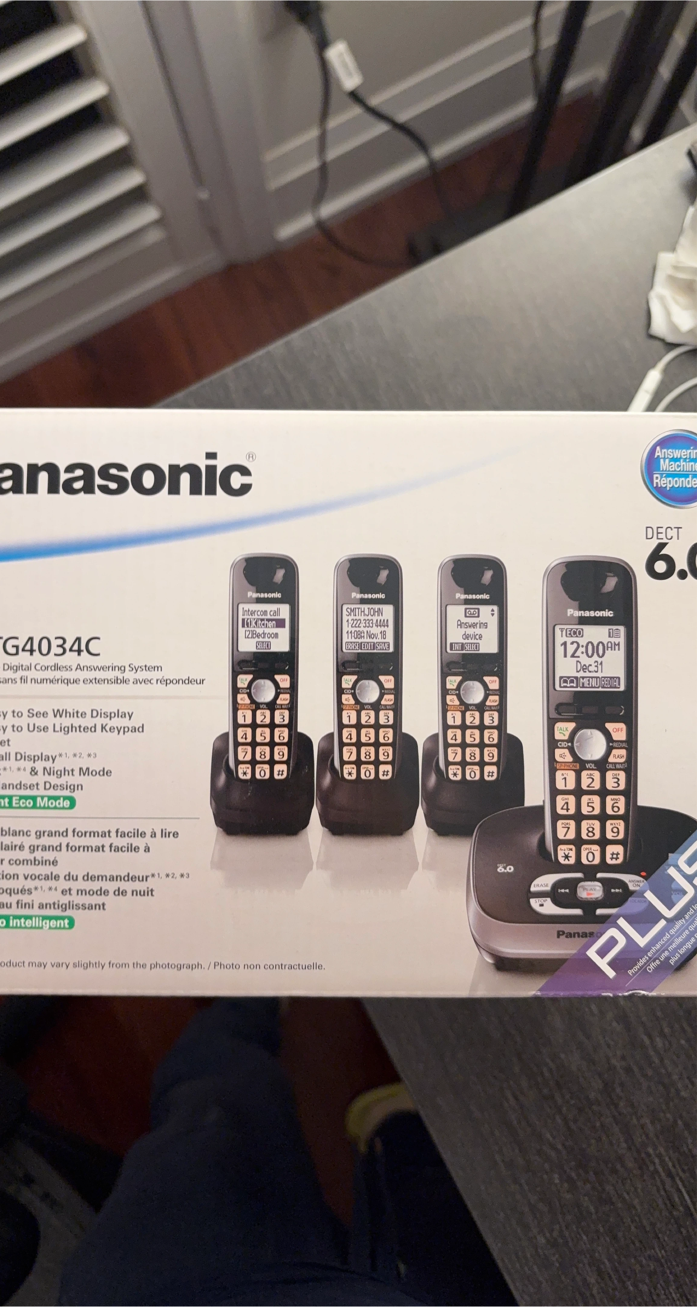 Panasonic TG4034C Cordless Phone System