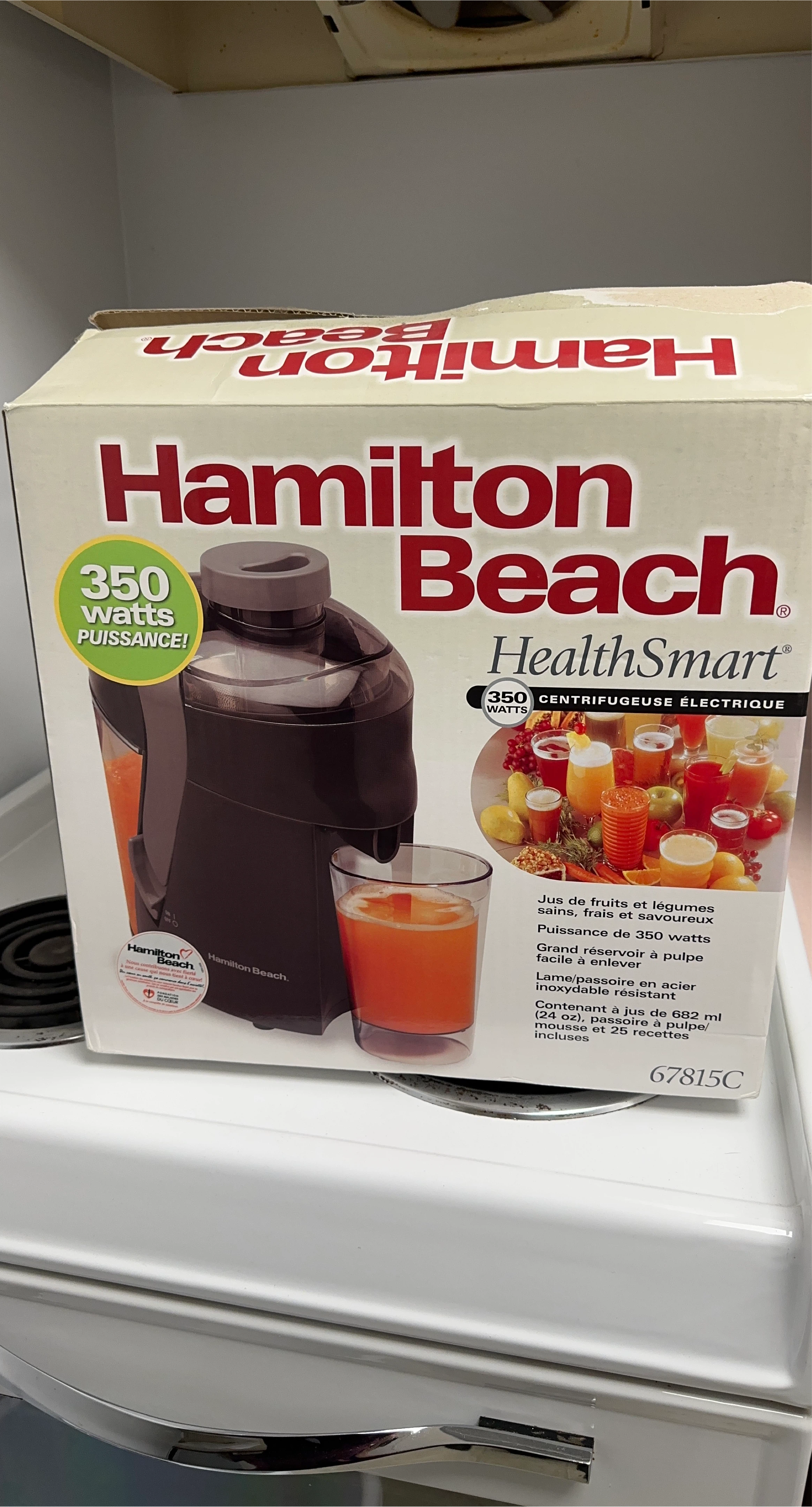 Hamilton Beach HealthSmart Juicer - 350 Watts thumbnail