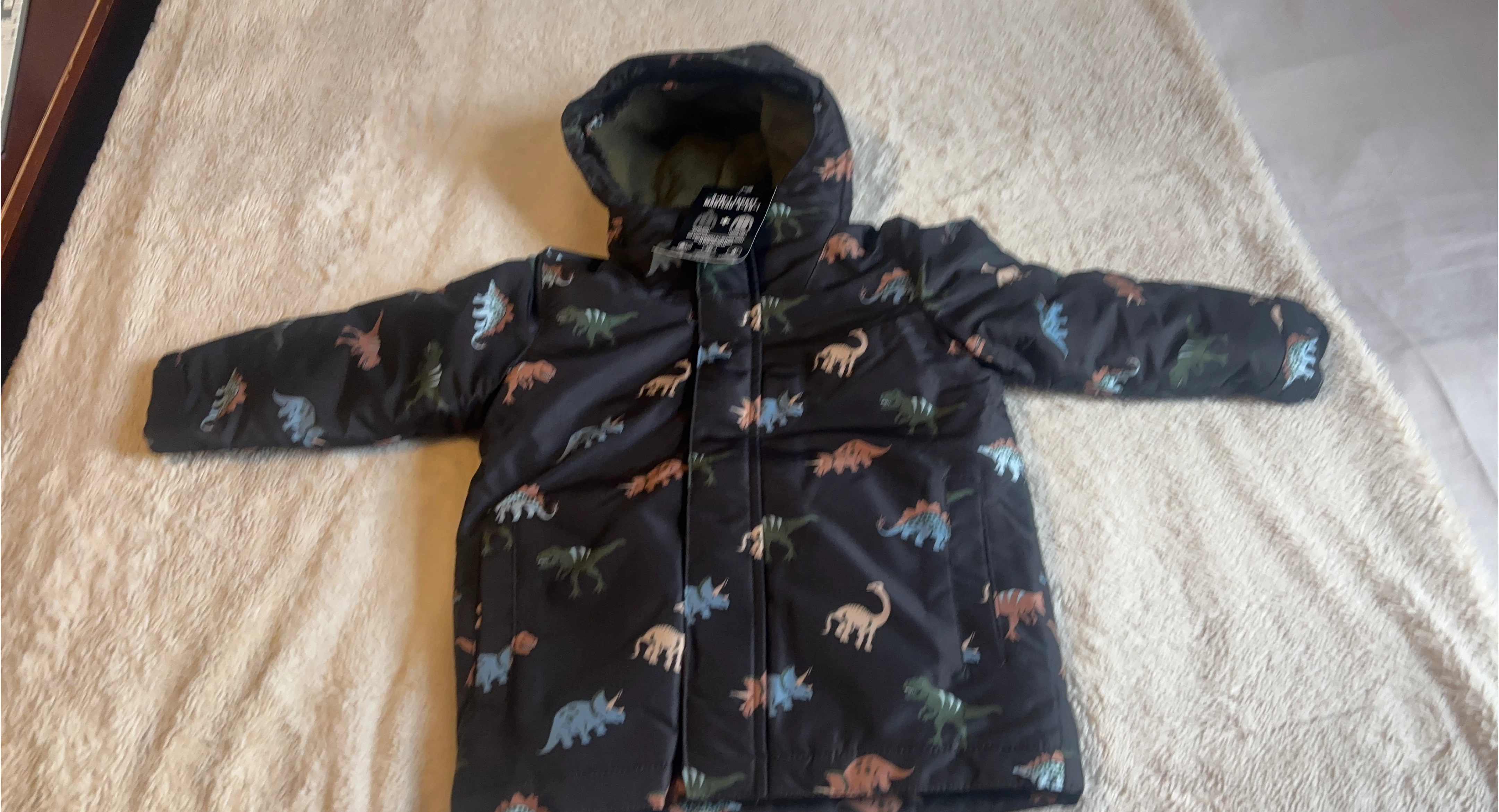 Mauppi Kids' Dinosaur Padded Jacket thumbnail