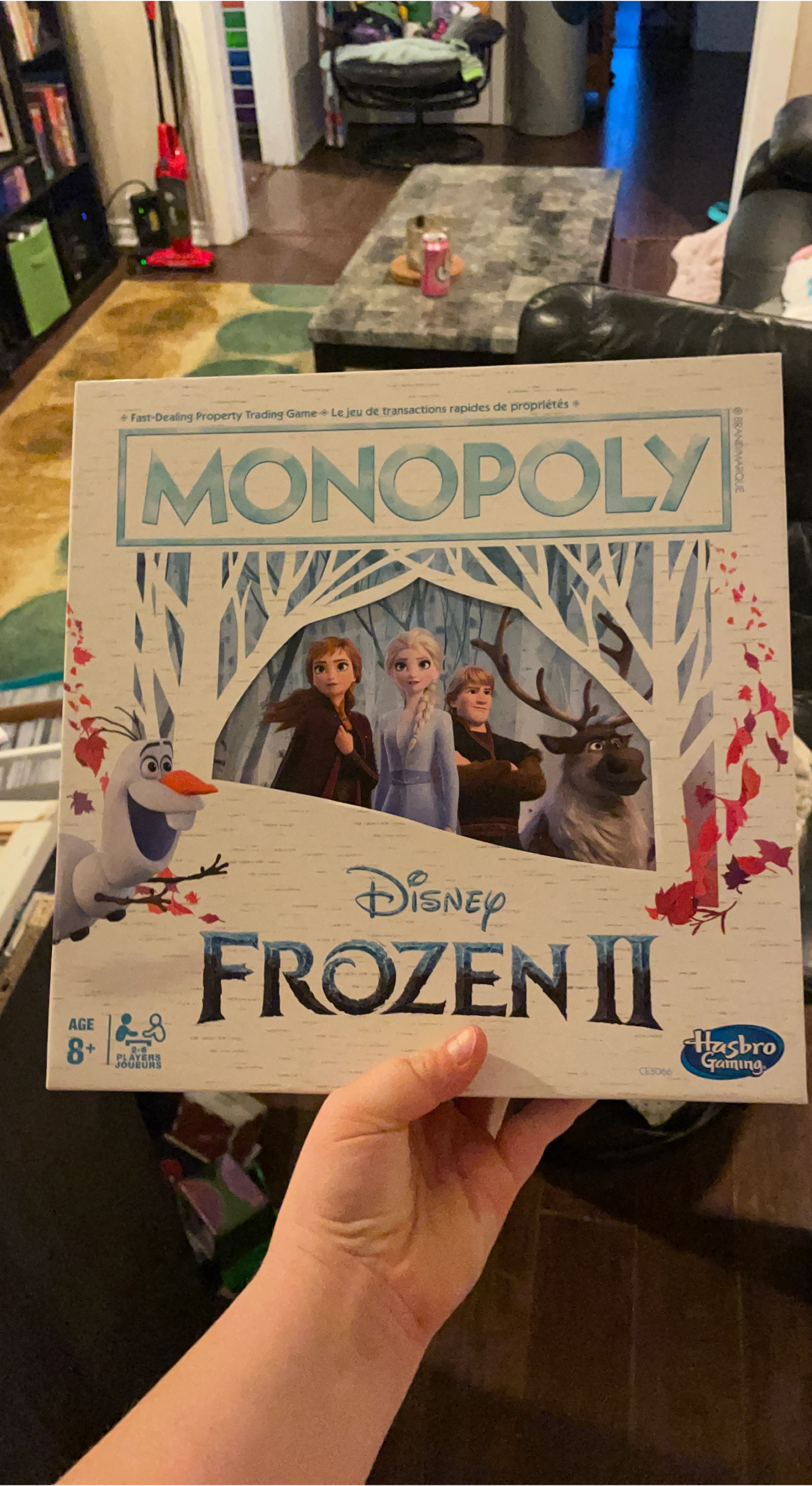 Disney Frozen II Monopoly Board Game thumbnail