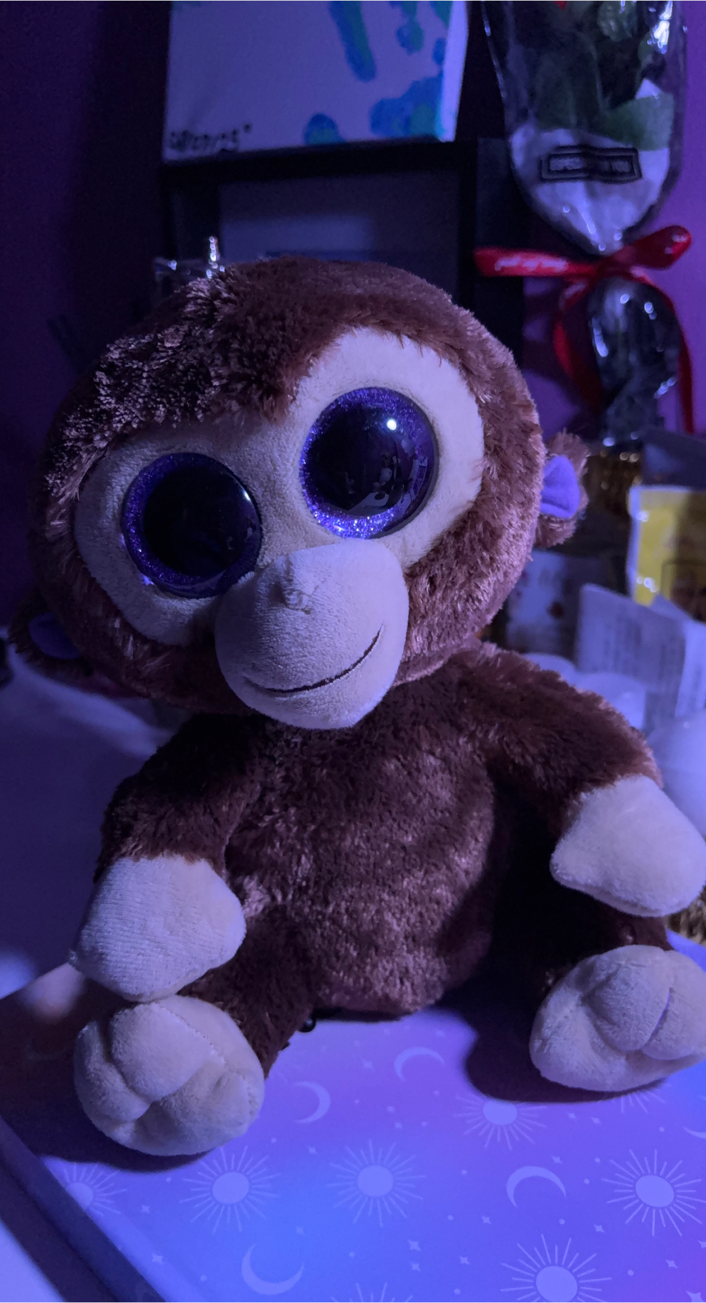 Ty Beanie Boos Coconut Monkey Plush image indicator(1)