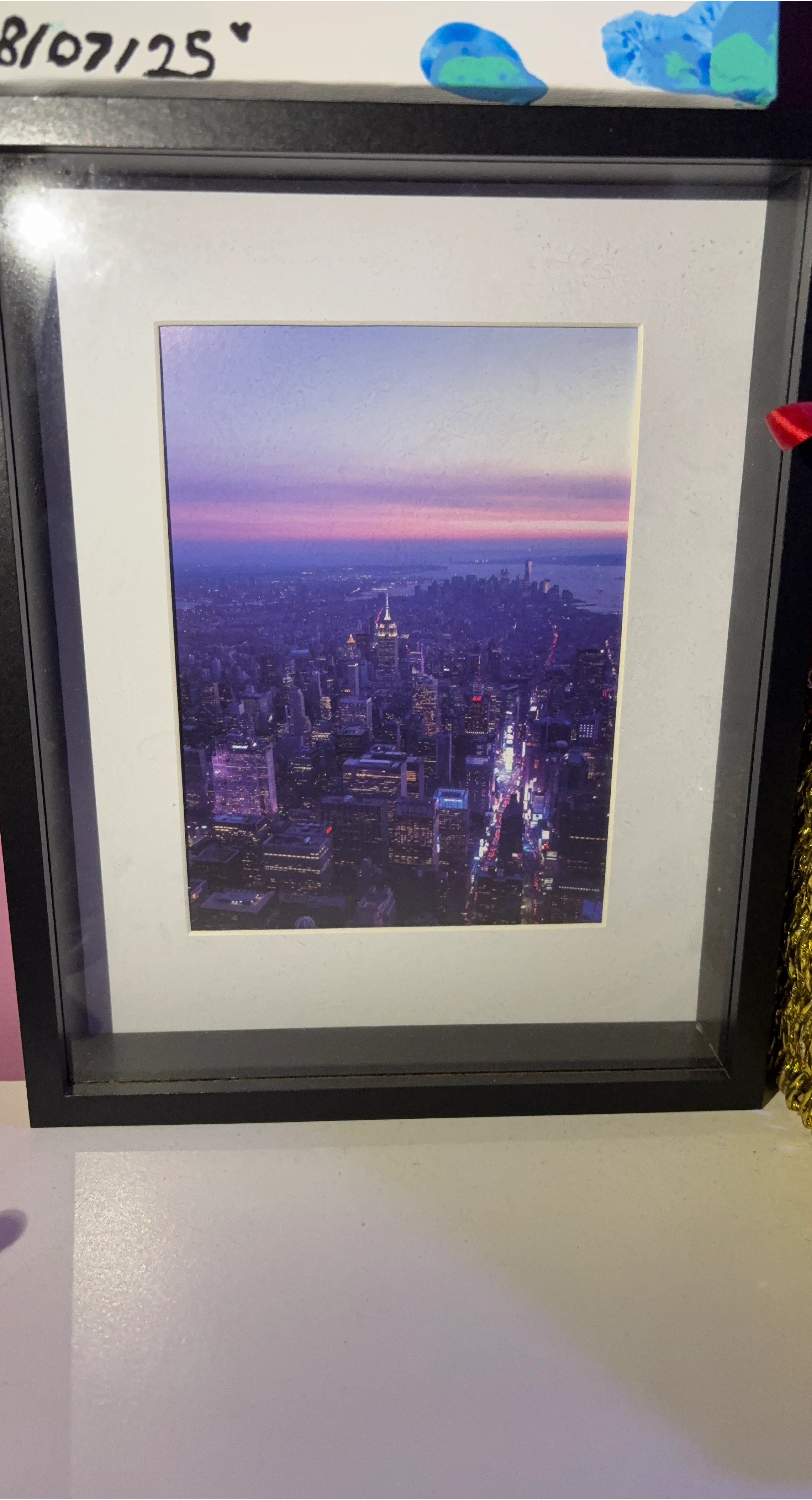 Framed New York City Skyline Print