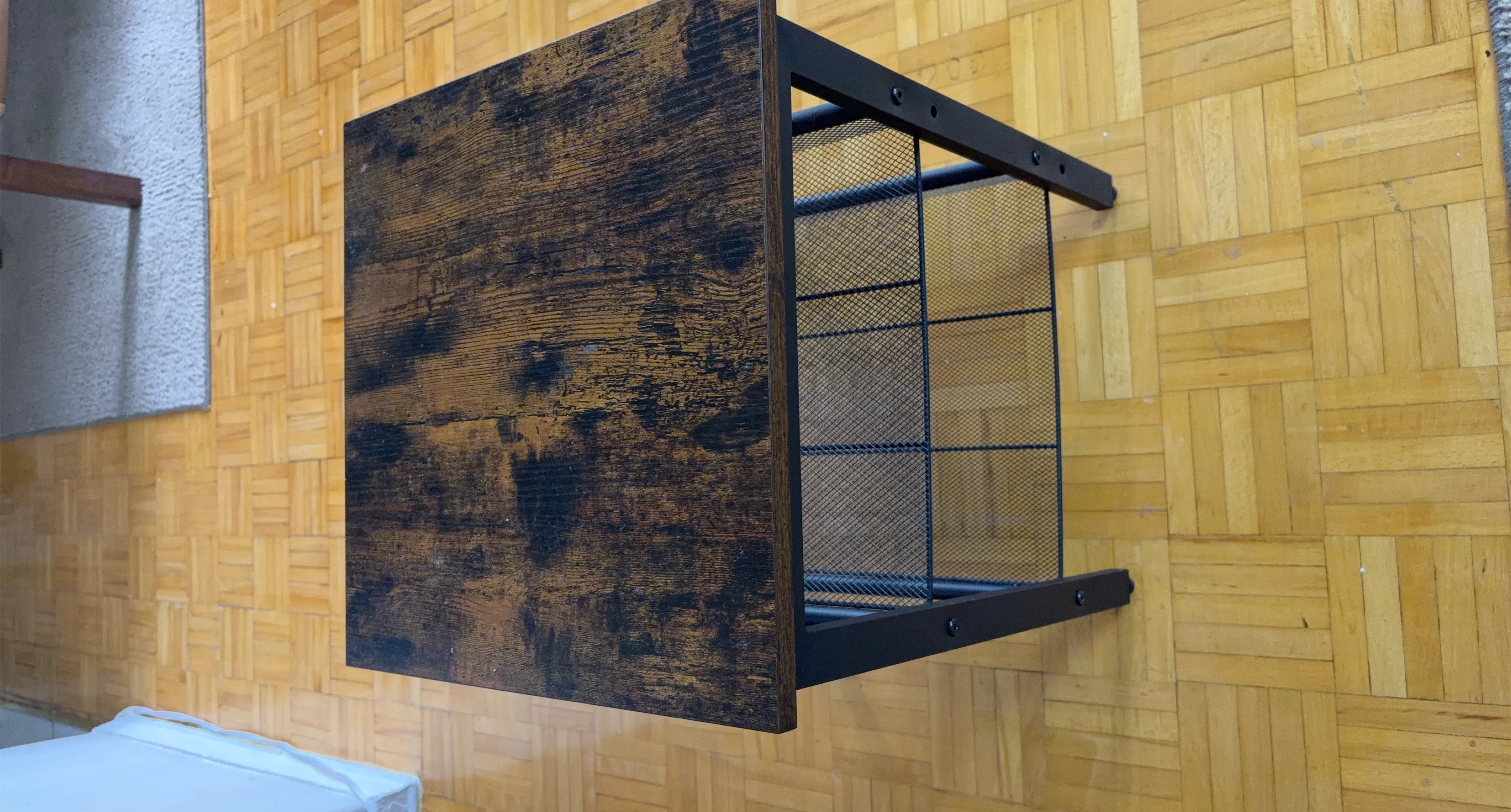 Side Table with Storage Shelf