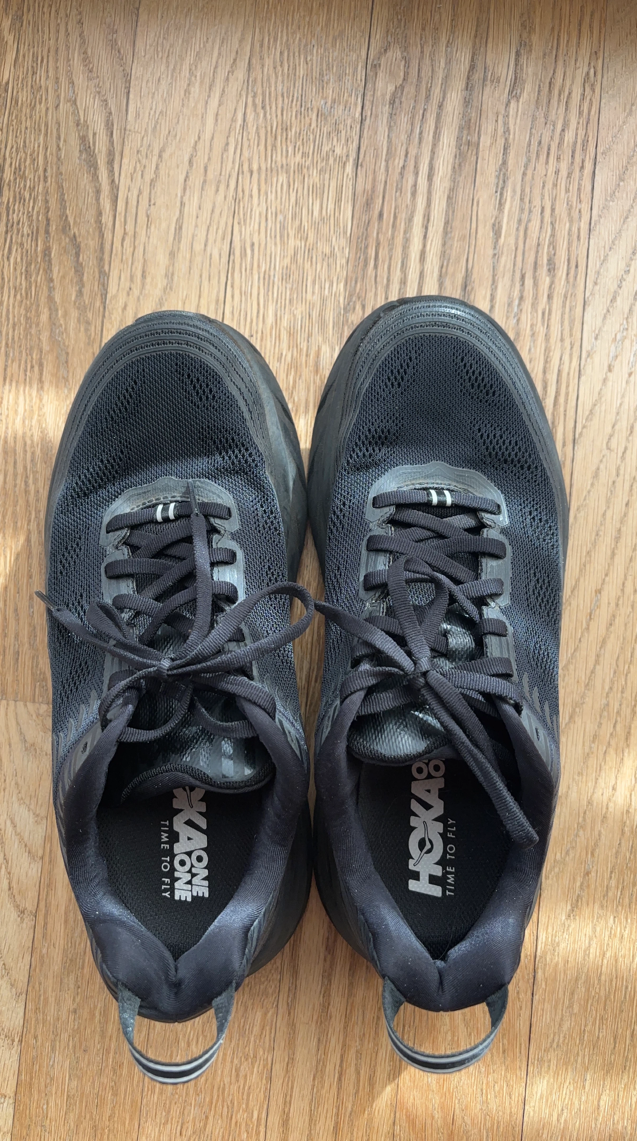 Size 8 - Hoka One One blondi 6 Black Shoes thumbnail