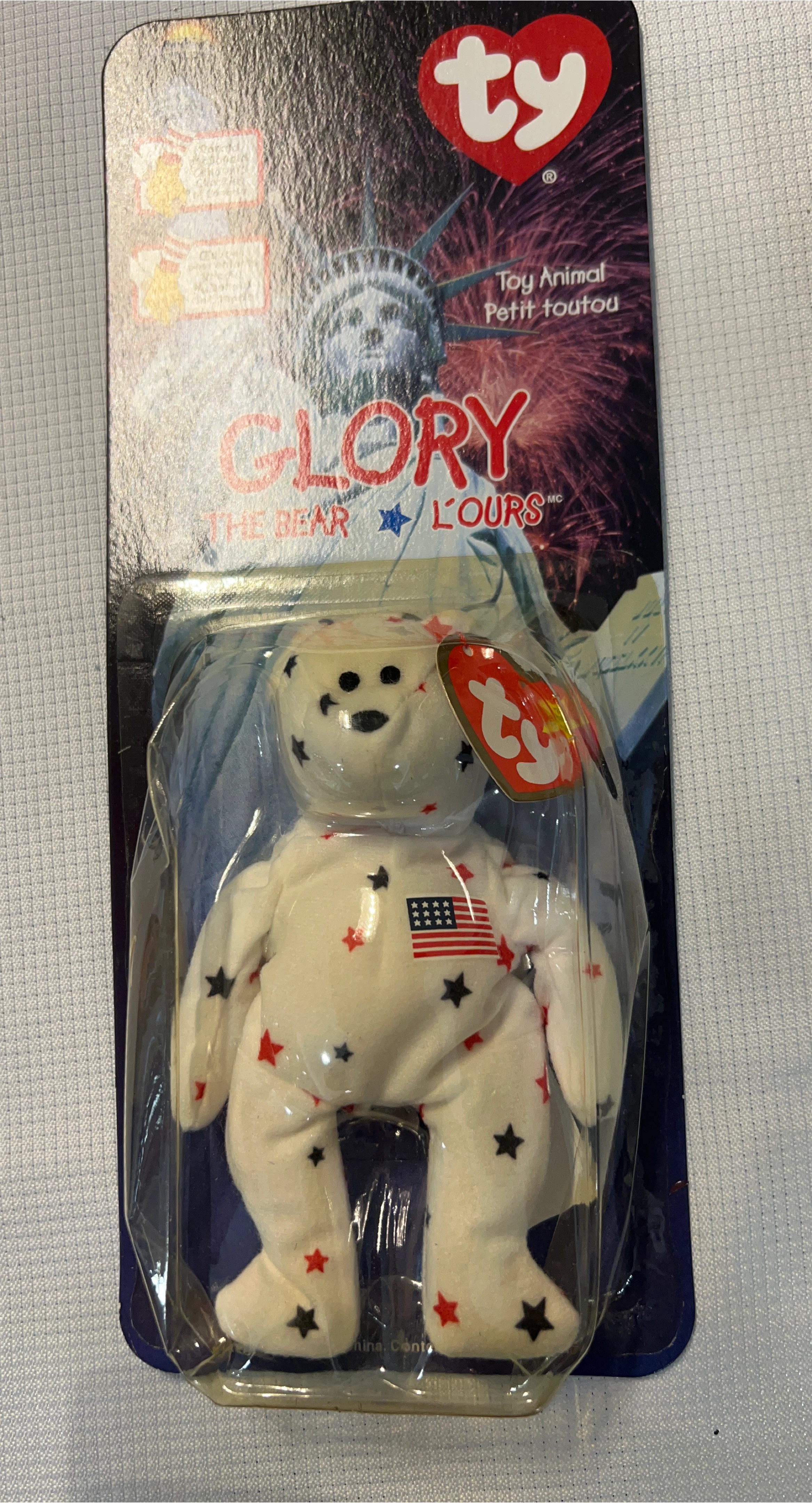 Ty Beanie Baby - Glory the Bear (New) thumbnail
