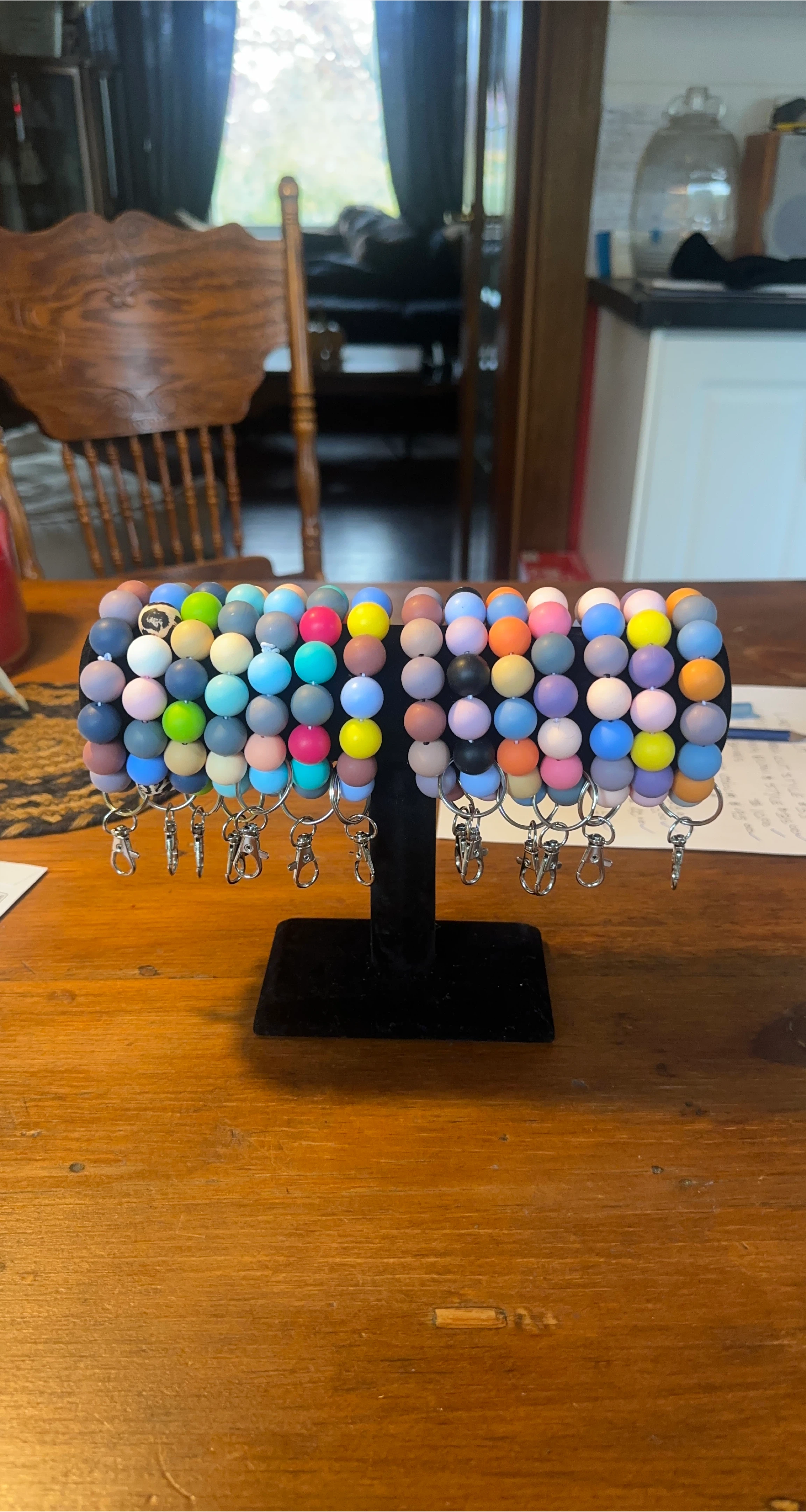 Handmade silicone key rings thumbnail